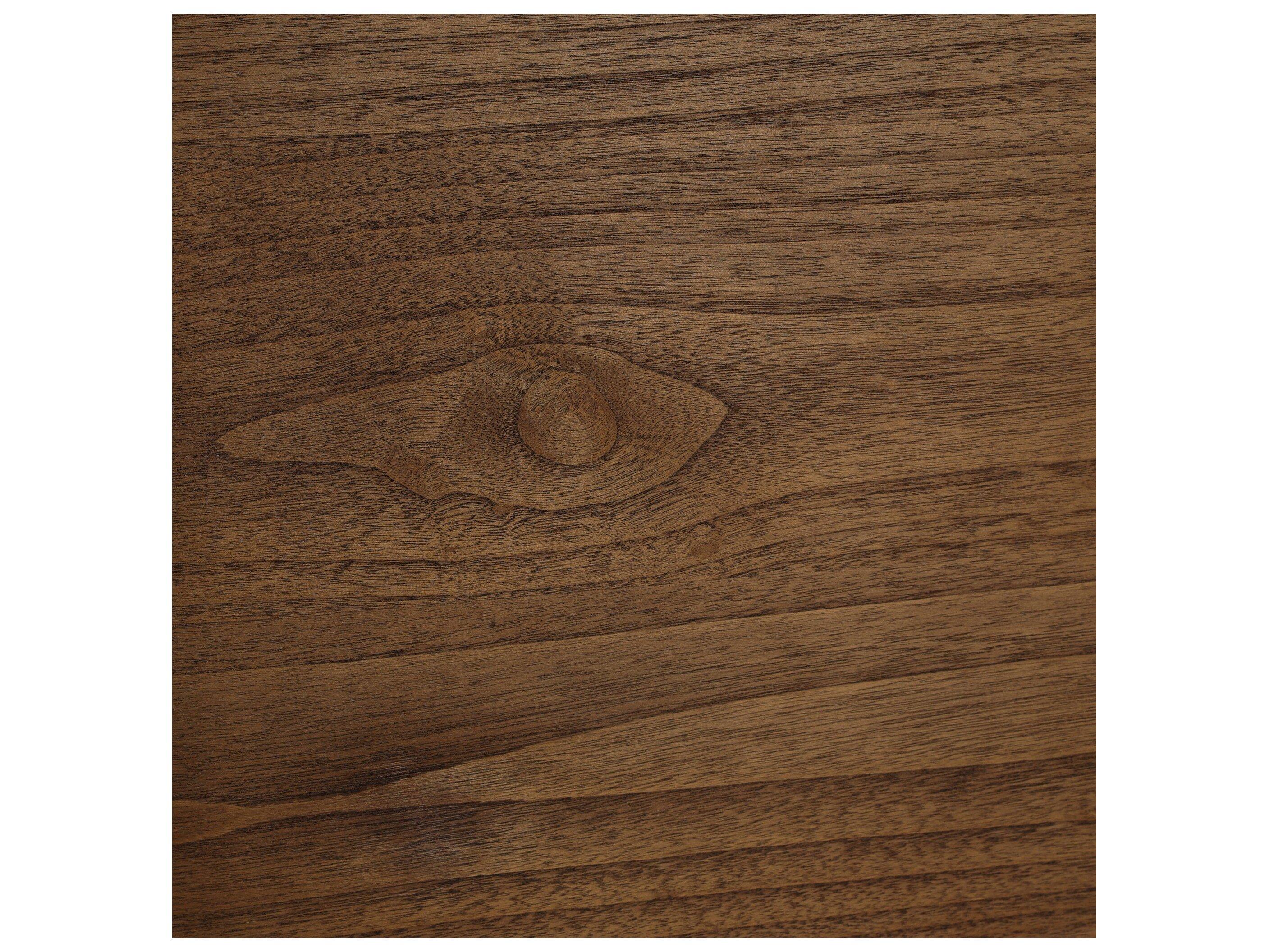 Four Hands Hamilton Amber Sungkai Veneer Brown Wood Executive Desk