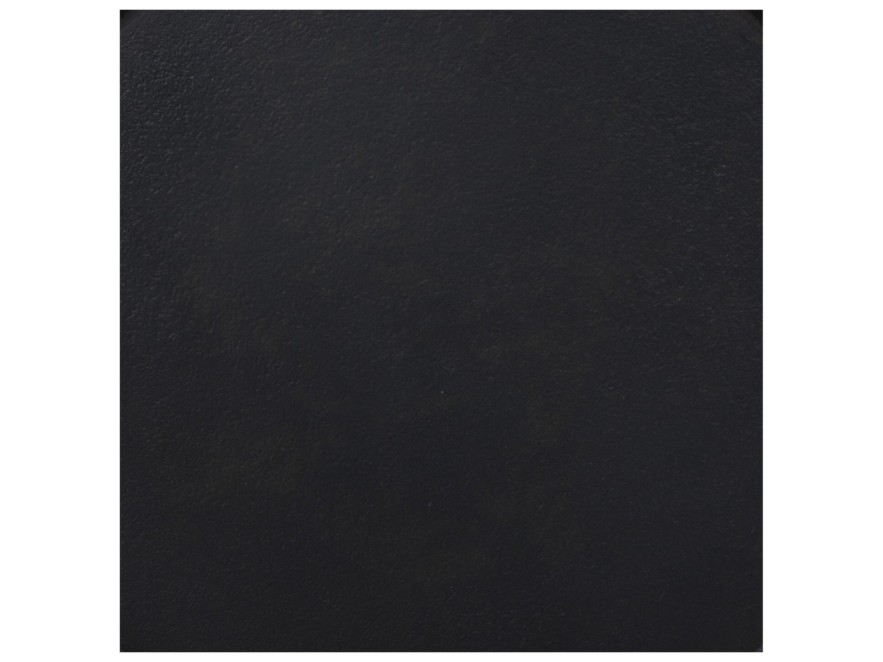 Four Hands Marlow Round Black Antique Metal End Table