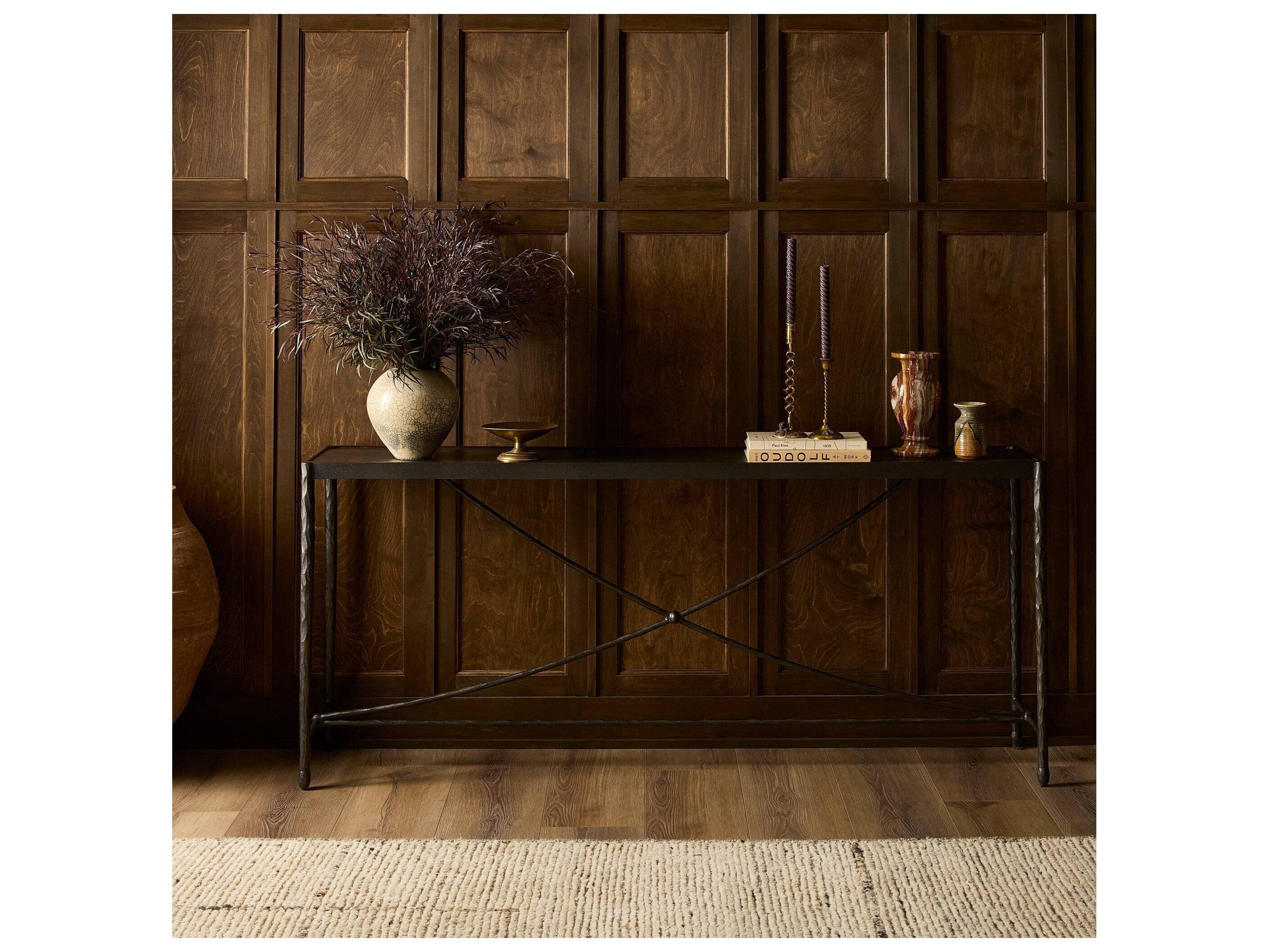 Four Hands Westgate Rectangular Metal Console Table | 252233-001 ...