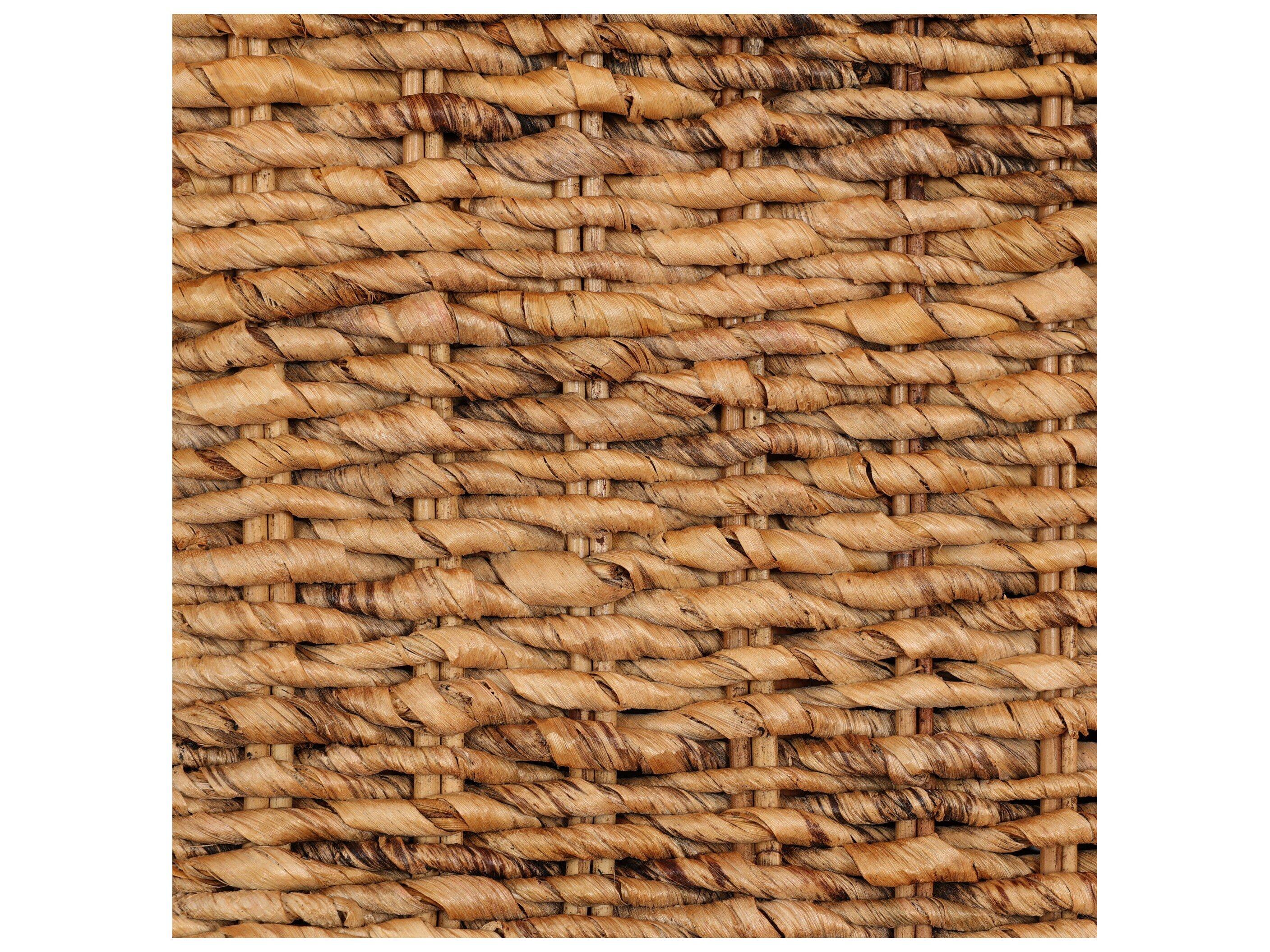 Four Hands Grass Roots Lynchart Sand Tan Upholstered Accent Stool