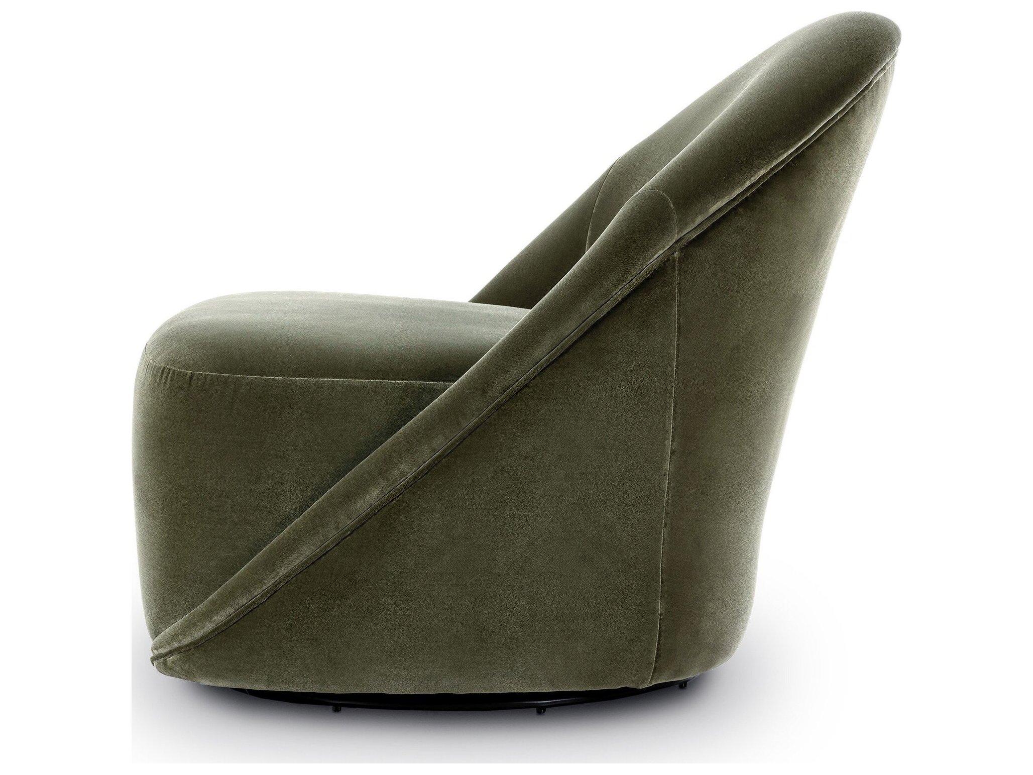 Four Hands Grayson Swivel Green Accent Chair