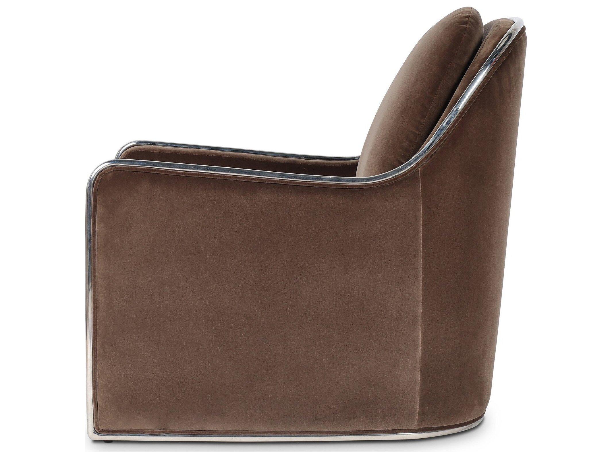 Four Hands Allston Brown Velvet Accent Chair