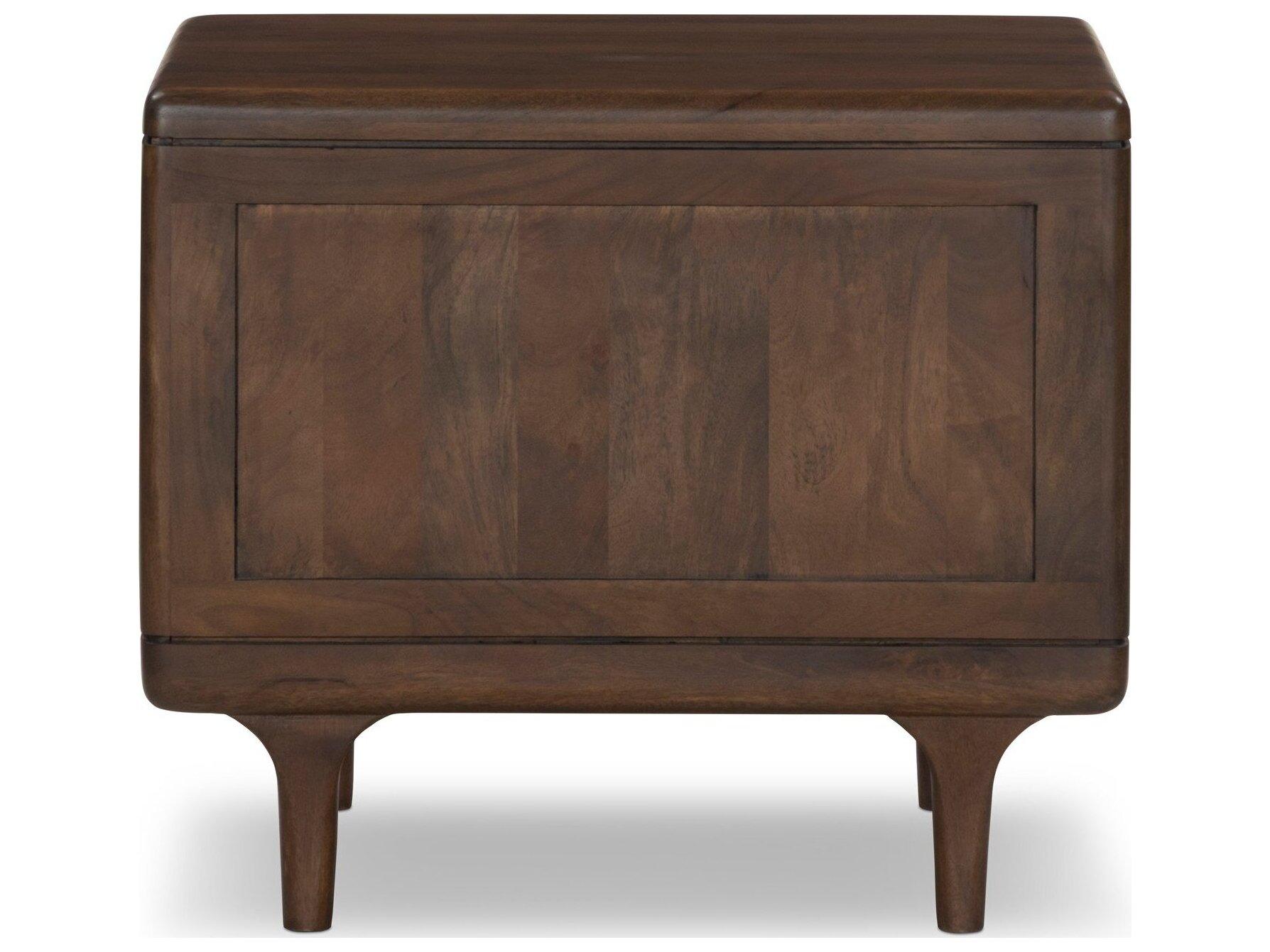 Four Hands Jenner 2-Drawers Mango Wood Nightstand