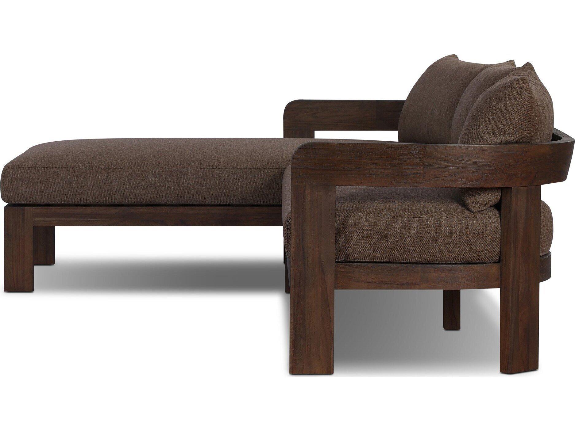 Four Hands Pembrook Ellor Brown Upholstered Sectional Sofa LAF