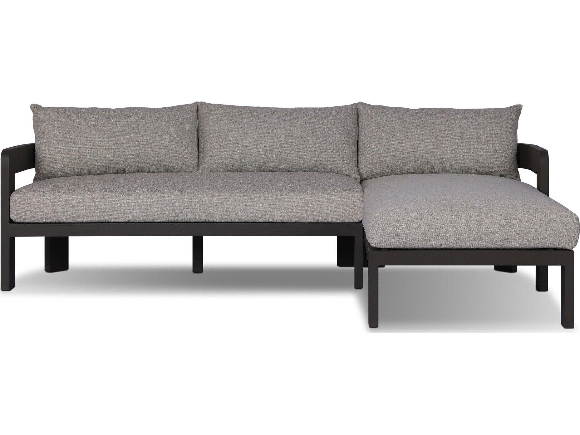 Four Hands Pembrook Gray Upholstered Sectional Sofa