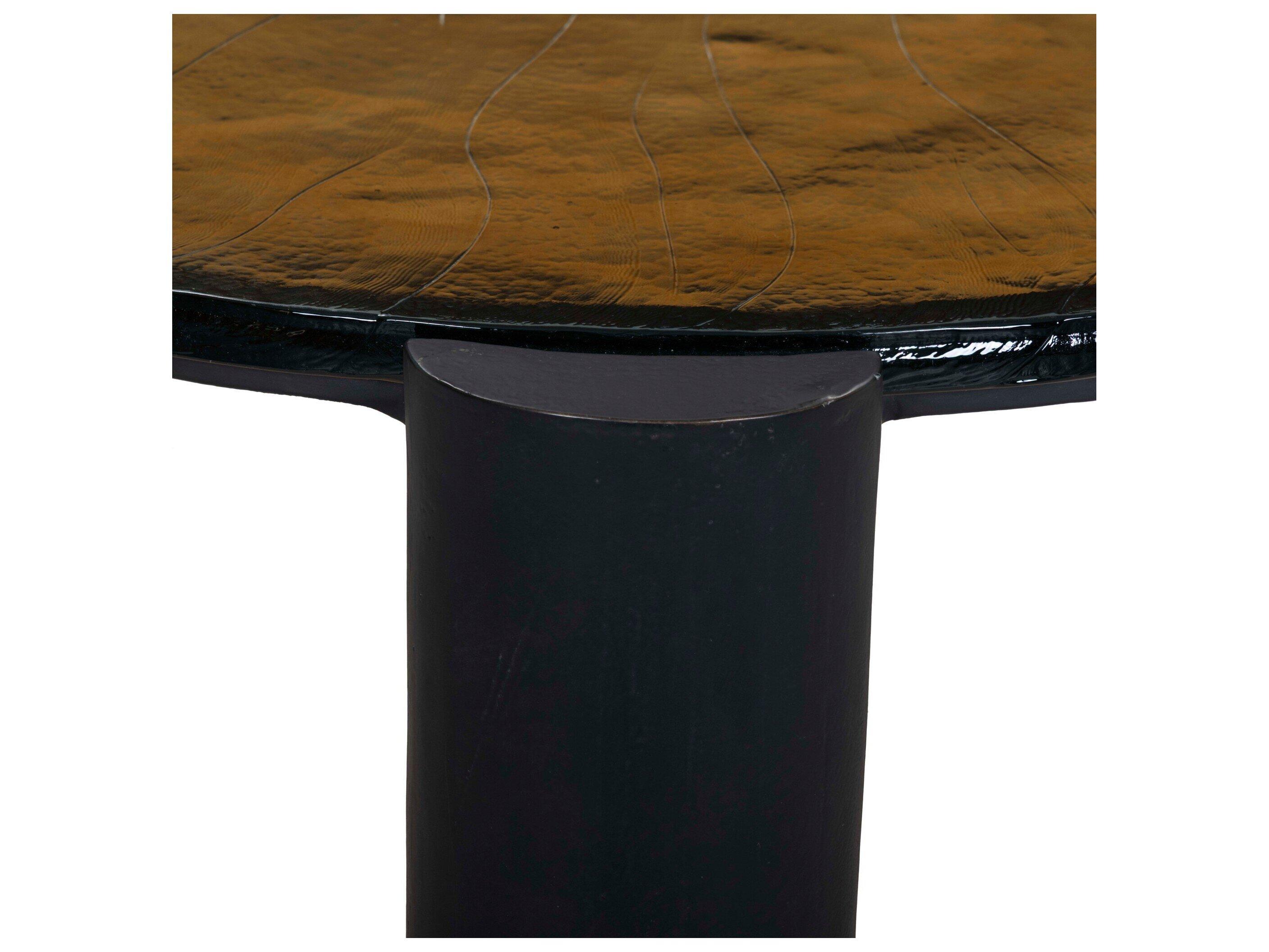 Four Hands Marlow Round Glass Coffee Table