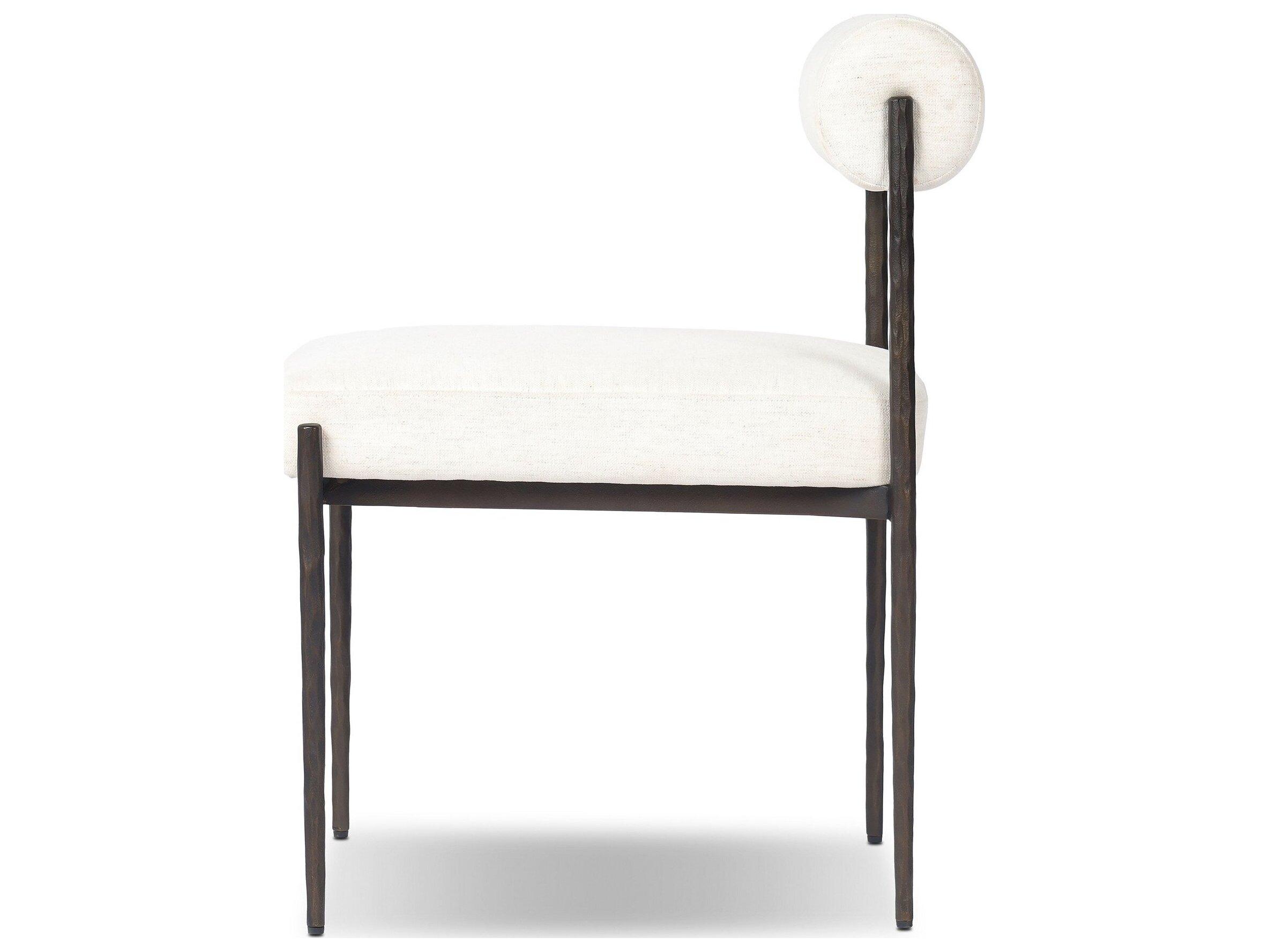 Four Hands Houghton Crypton Nomad Snow Armless Dining Chair