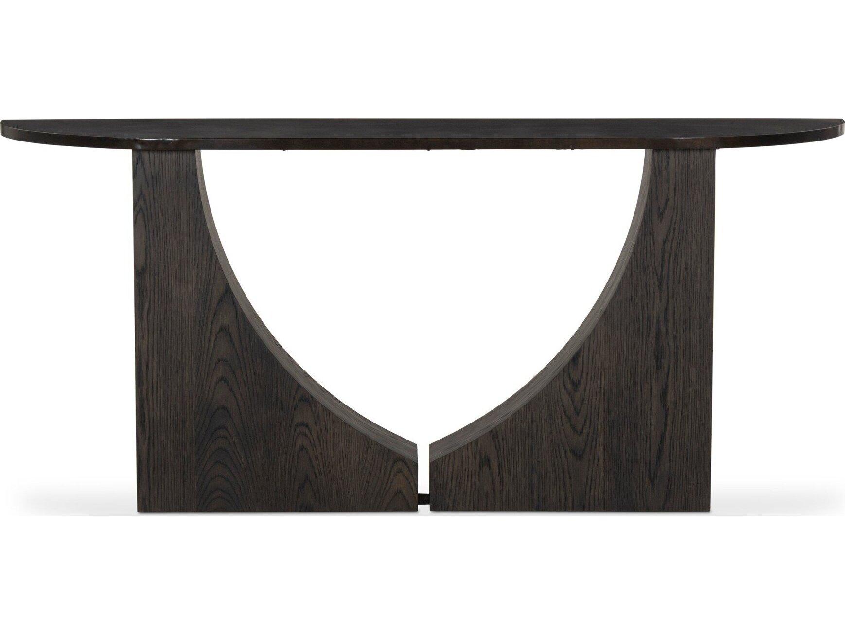 Four Hands Truett Demilune Metal Console Table