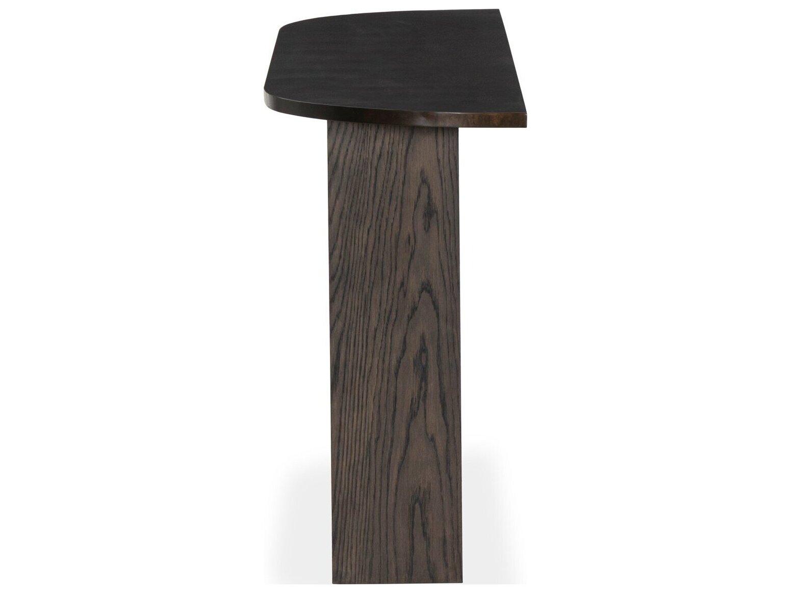 Four Hands Truett Demilune Metal Console Table