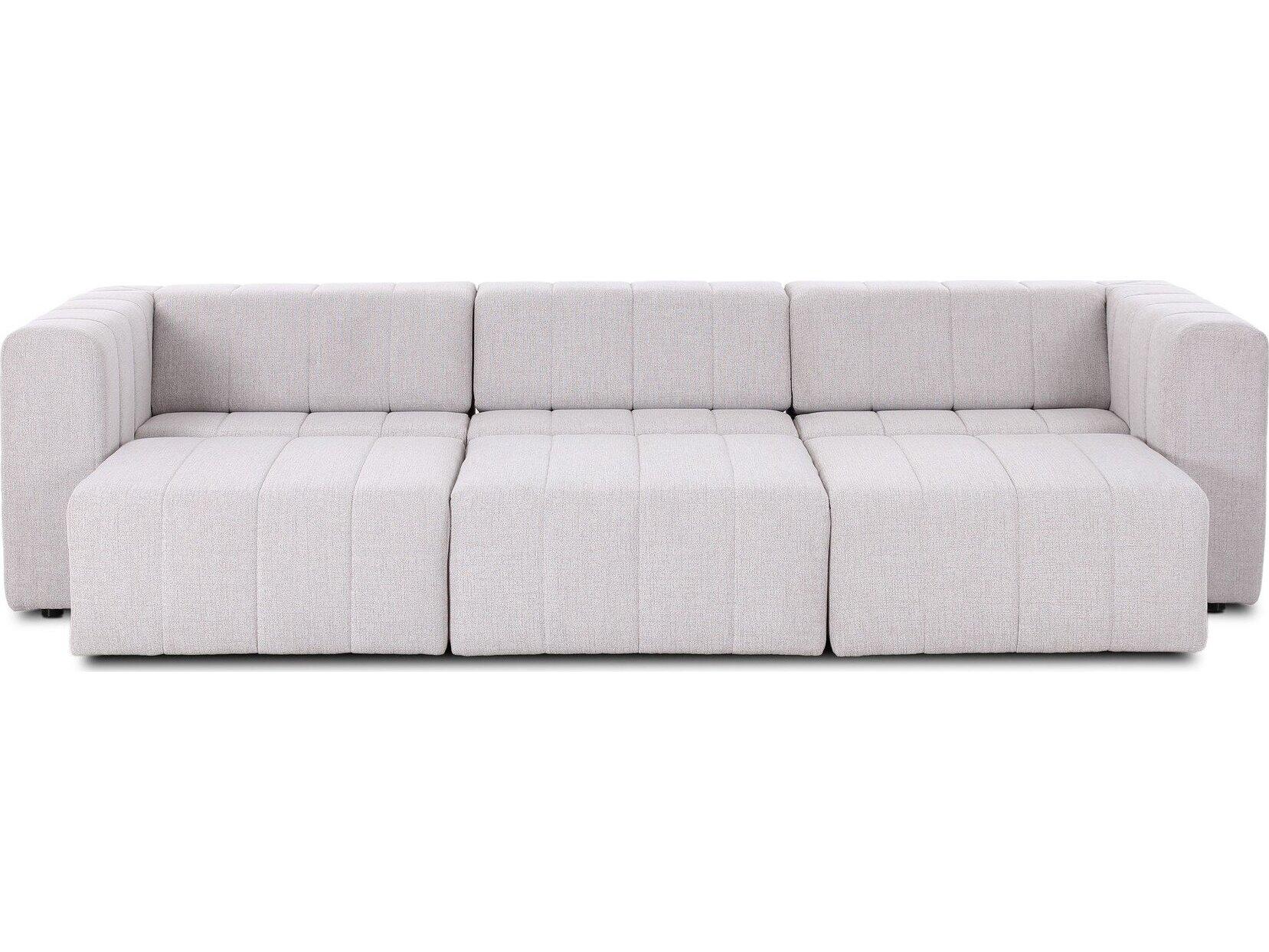 Four Hands Grayson Tan Upholstered Sectional Sofa