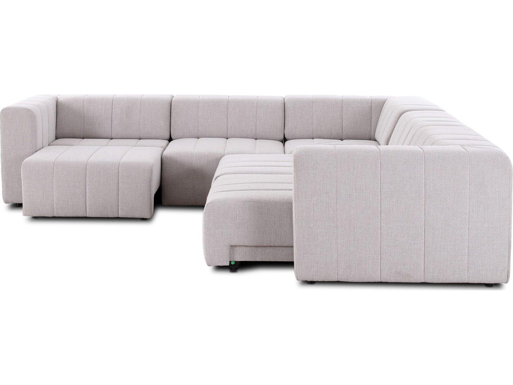 Four Hands Grayson Tan Upholstered Sectional Sofa