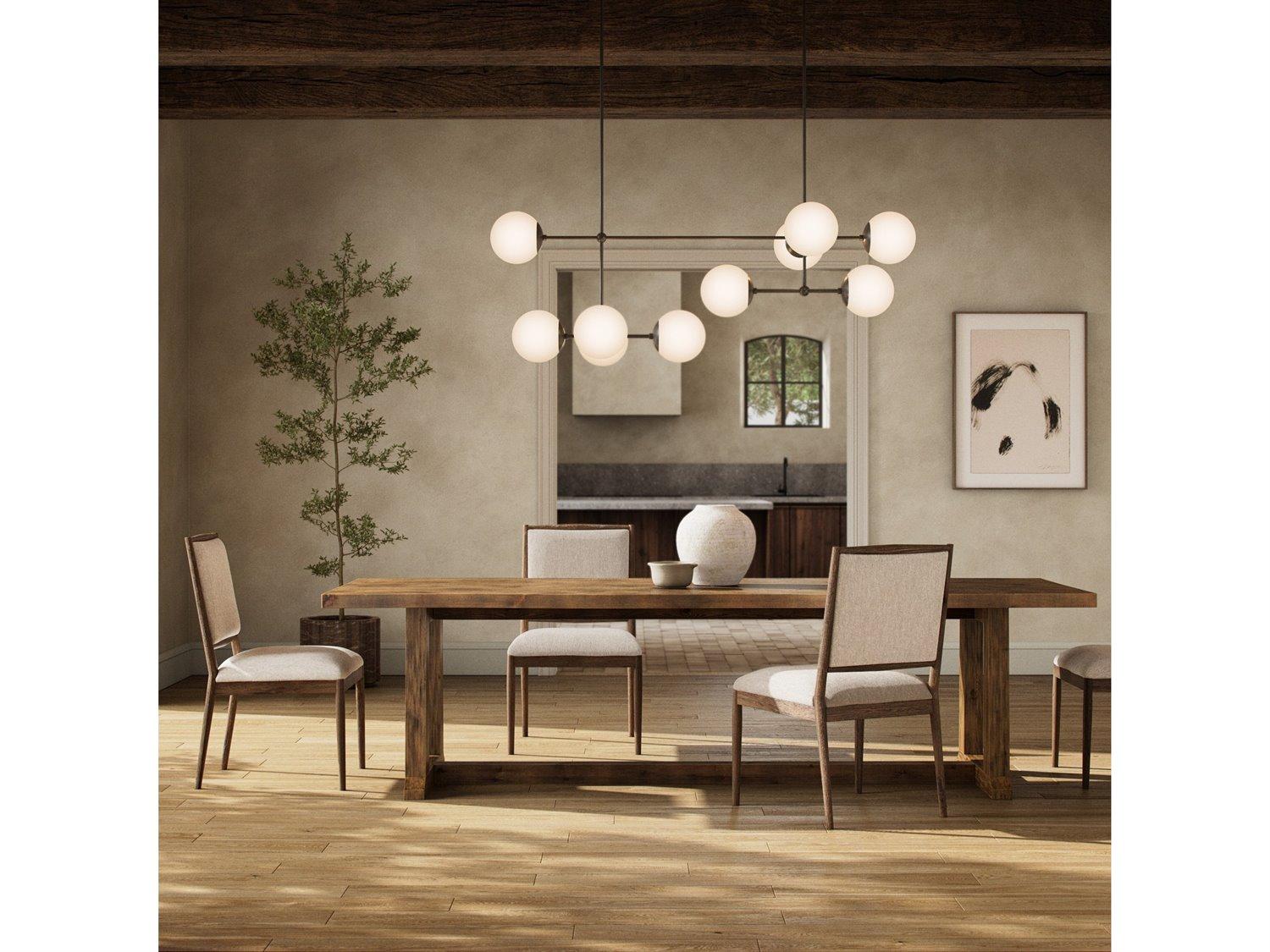 Four Hands Bolton Oak Wood Dining Room Set