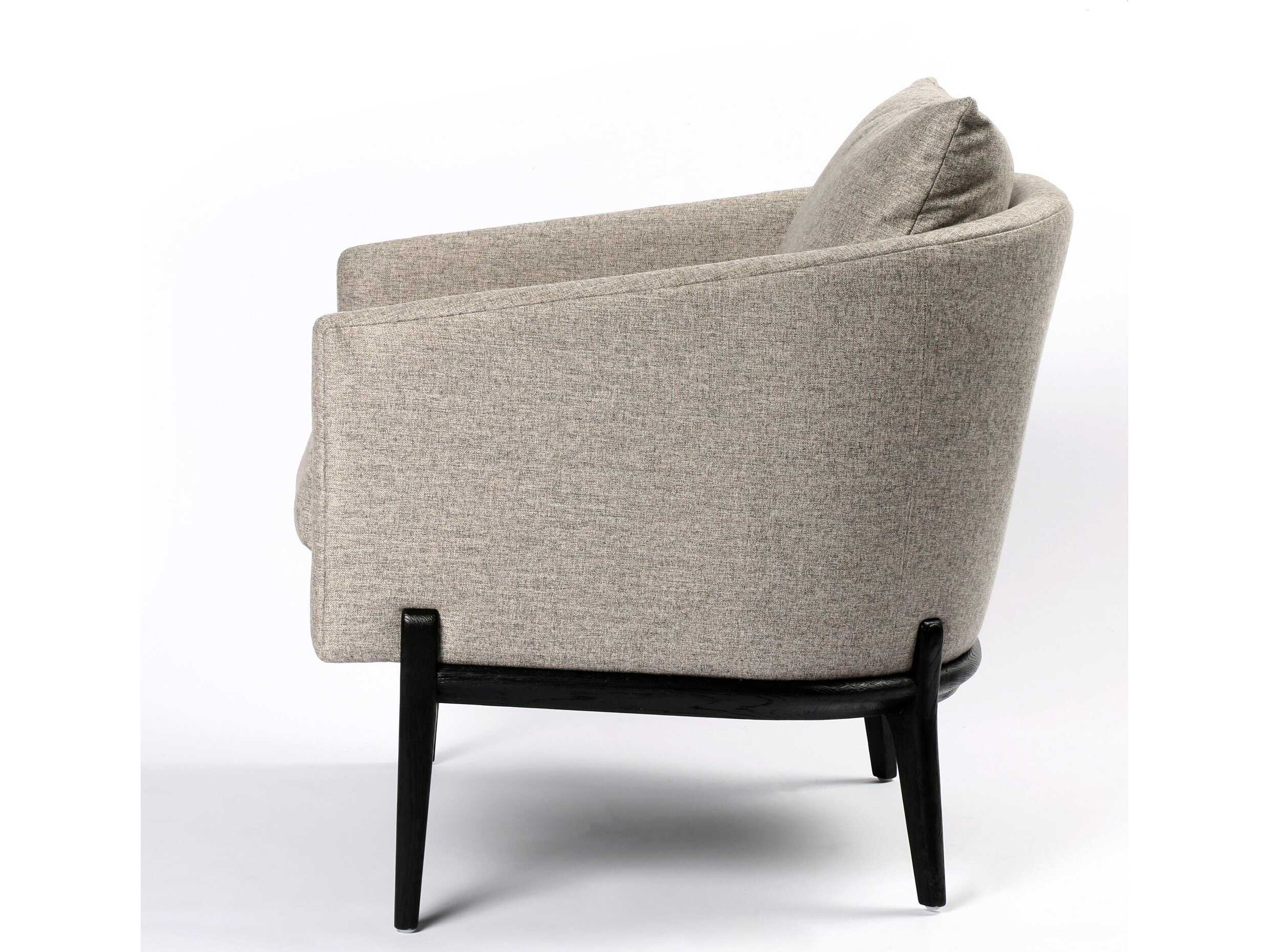 Four Hands Abbott Copeland Gray Fabric Accent Chair