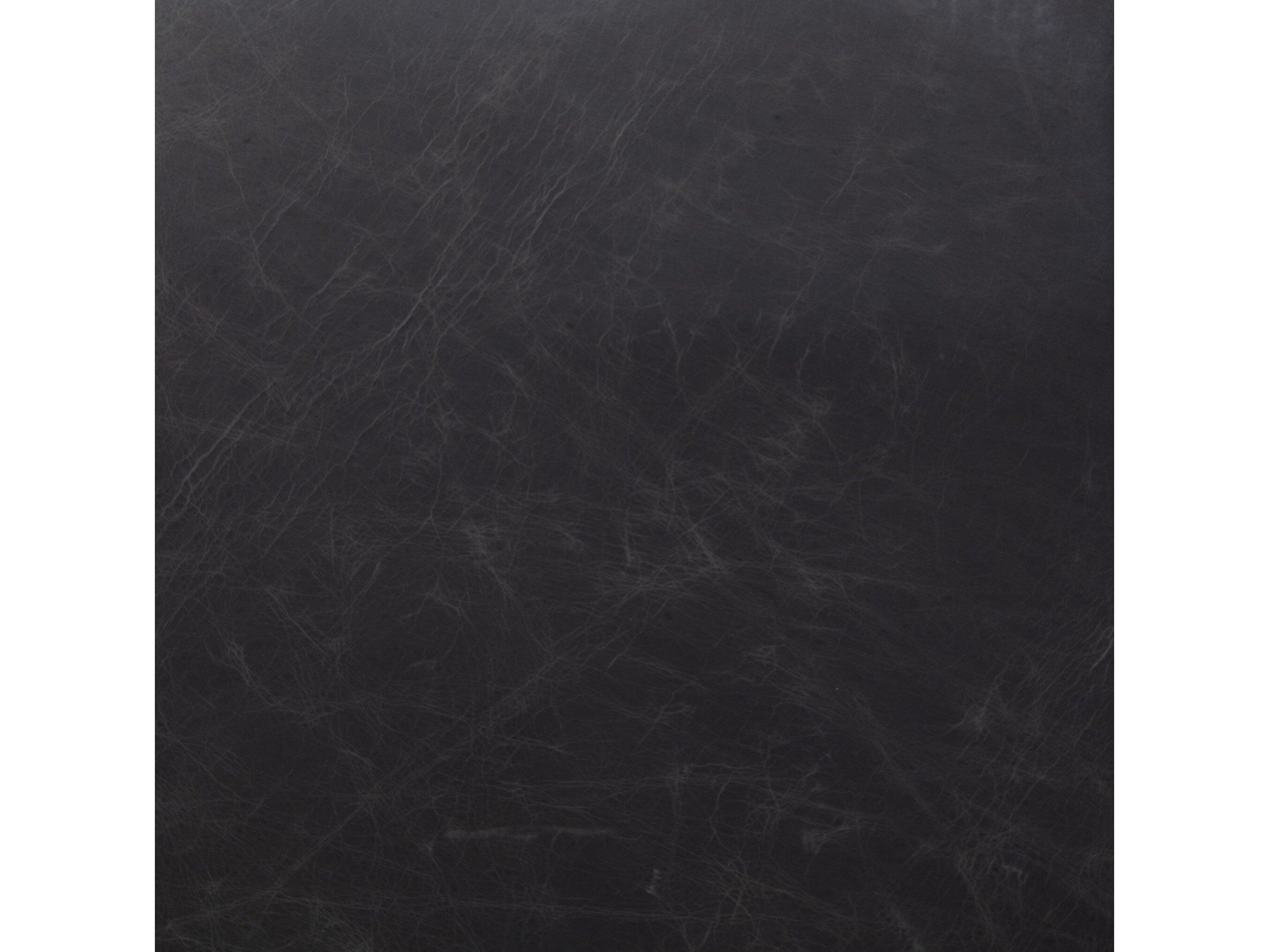 Four Hands Abbott Black Leather Swivel Computer Office Chair