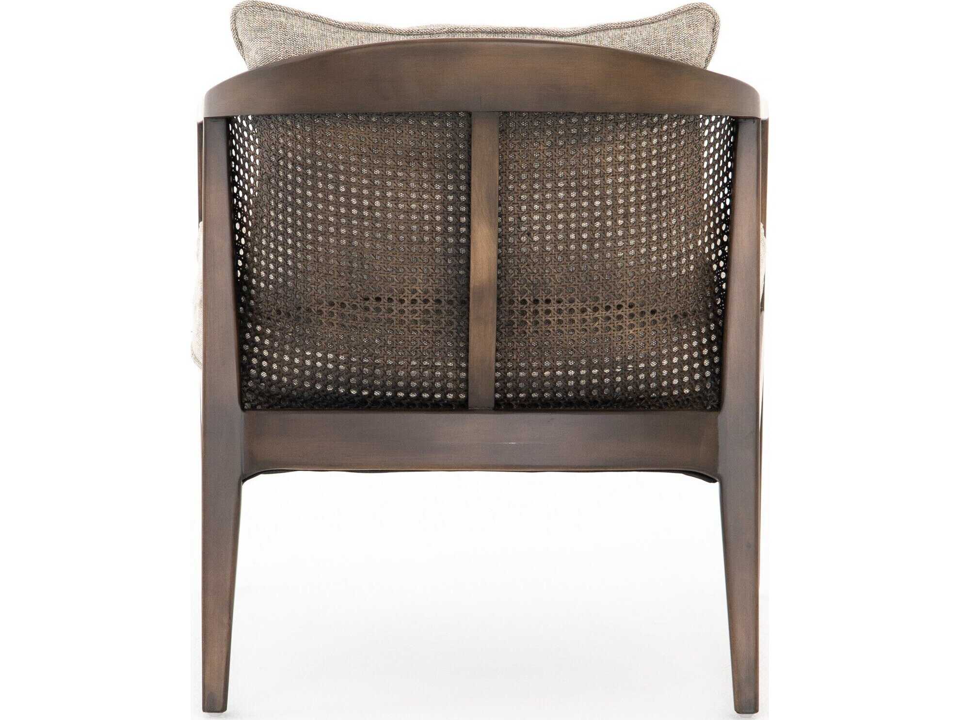 Four Hands Abbott Alexandria Brown Fabric Accent Chair