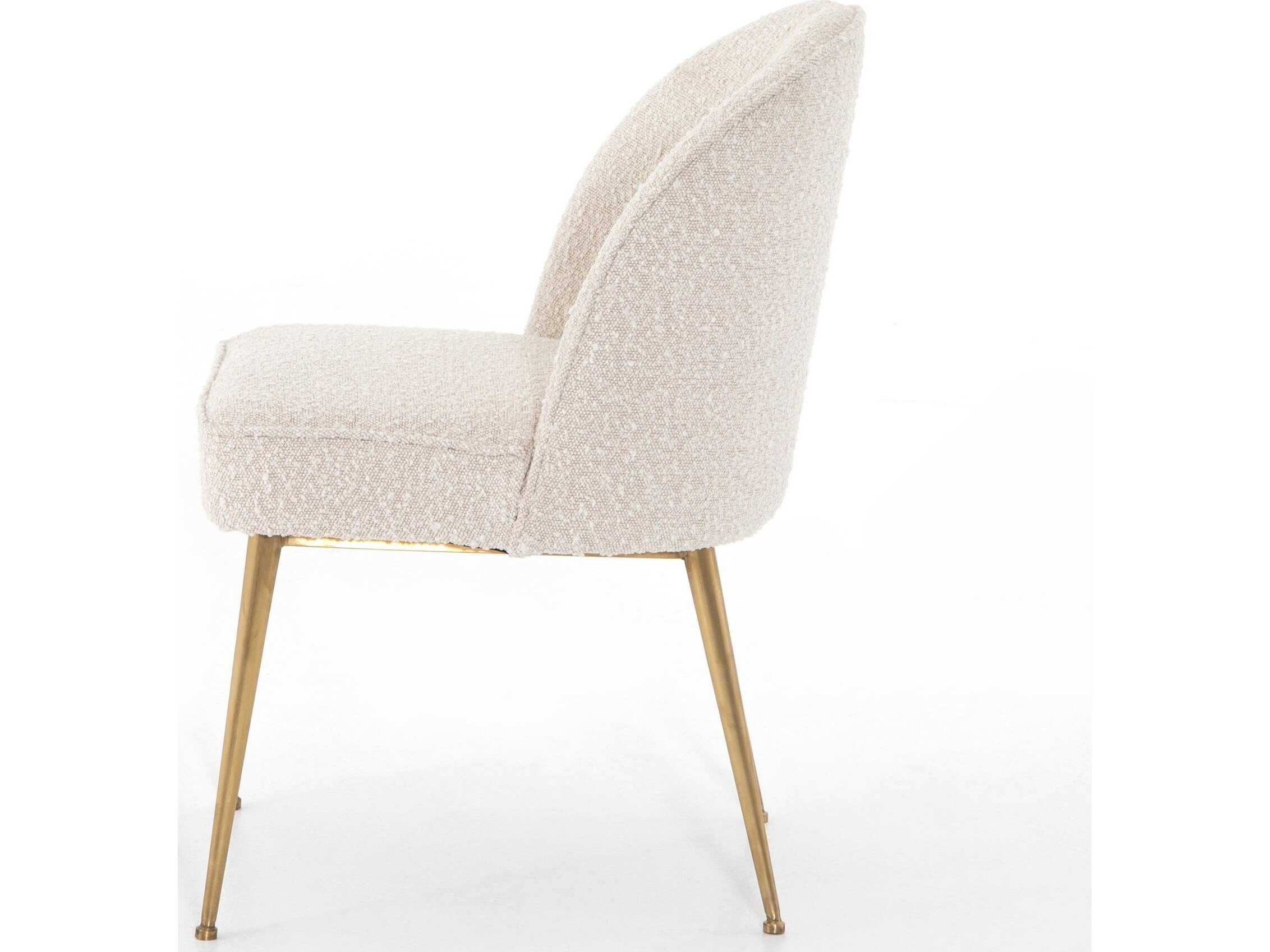Four Hands Ashford Jolin Beige Upholstered Side Dining Chair