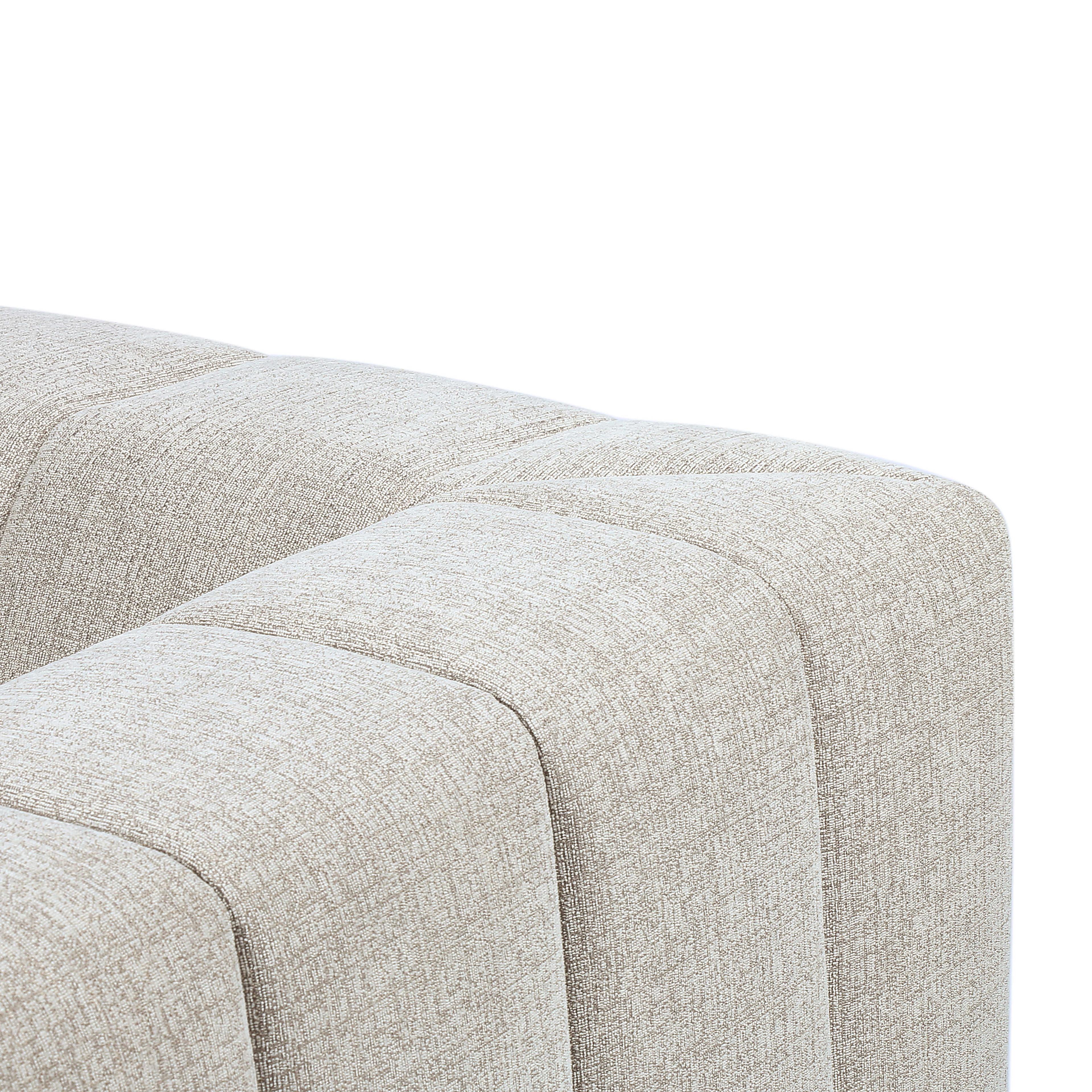 Four Hands Grayson Gray Fabric Modular Chair