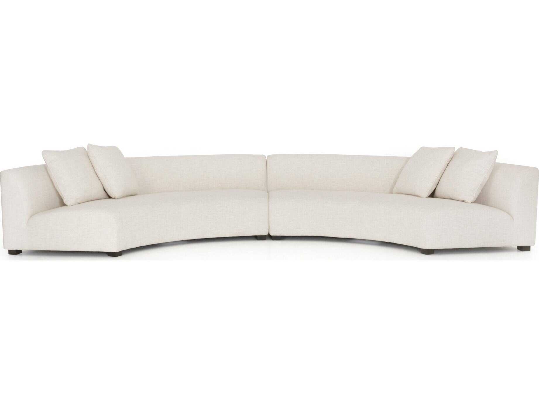 Four Hands Grayson Liam 2 - Piece Cream Upholstered Sectional Sofa