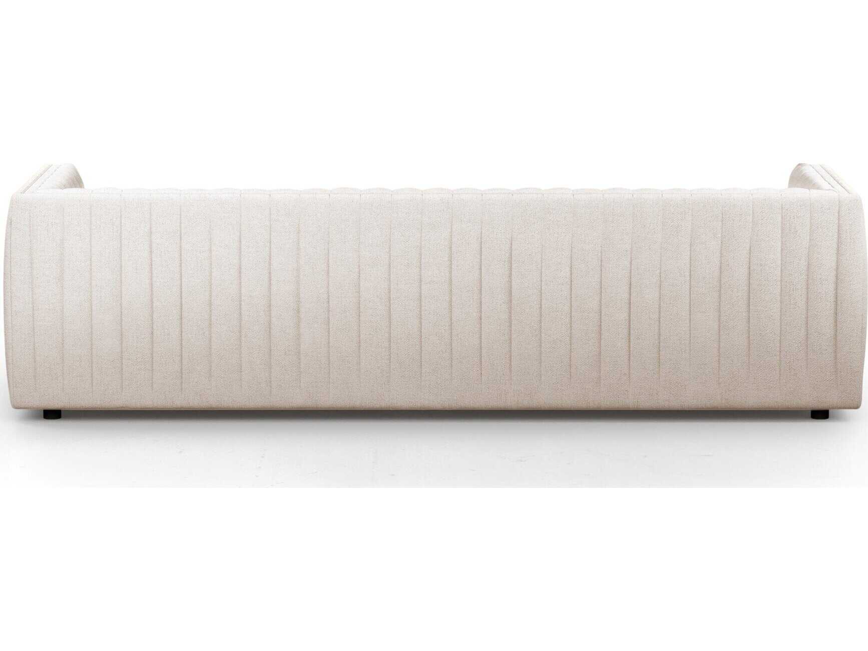 Four Hands Grayson Augustine Dover Crescent Cream Upholstered Sofa