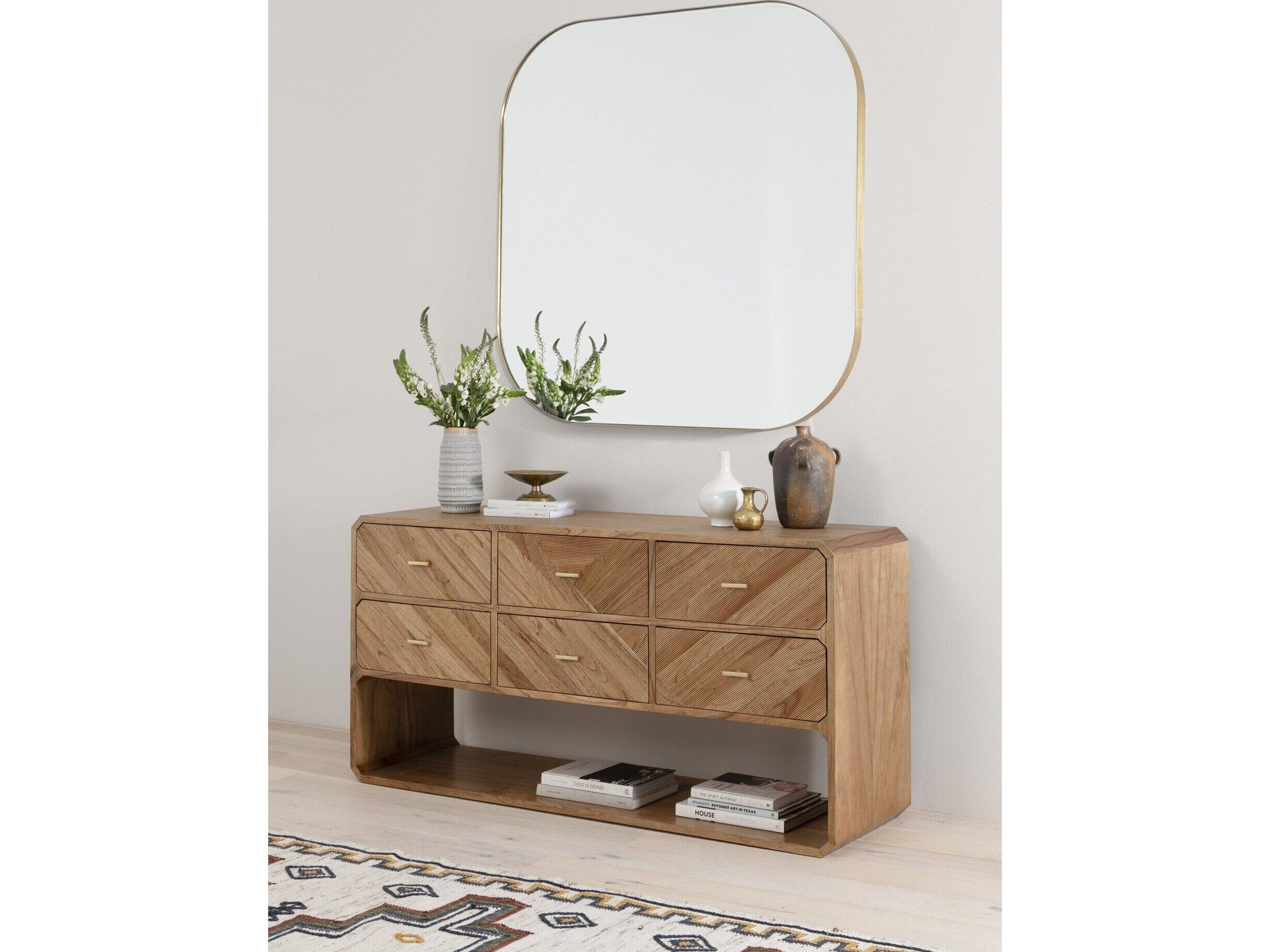 Four Hands Hughes Bellvue Square Wall Mirror