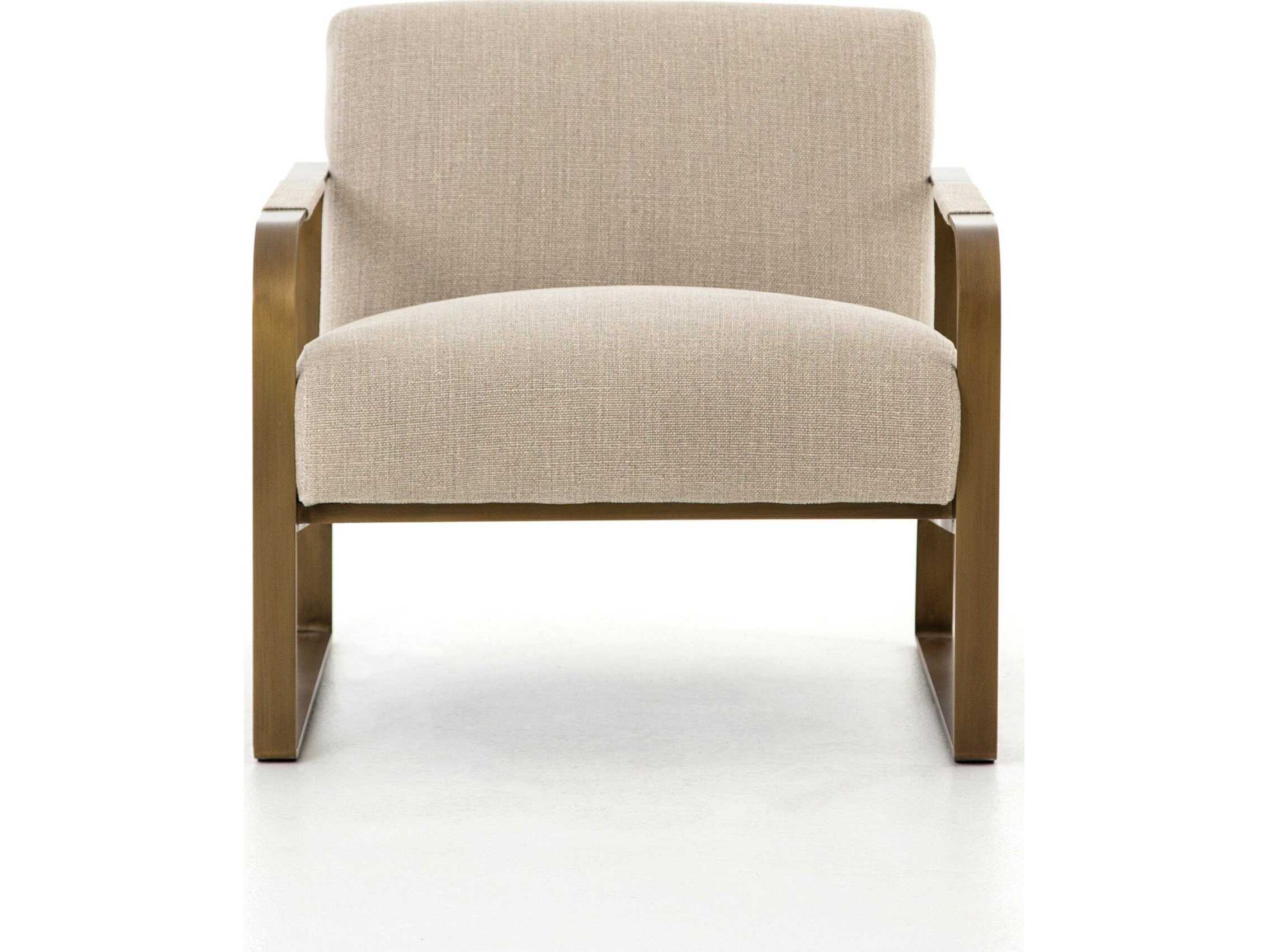 Four Hands Irondale Jules Beige Fabric Accent Chair