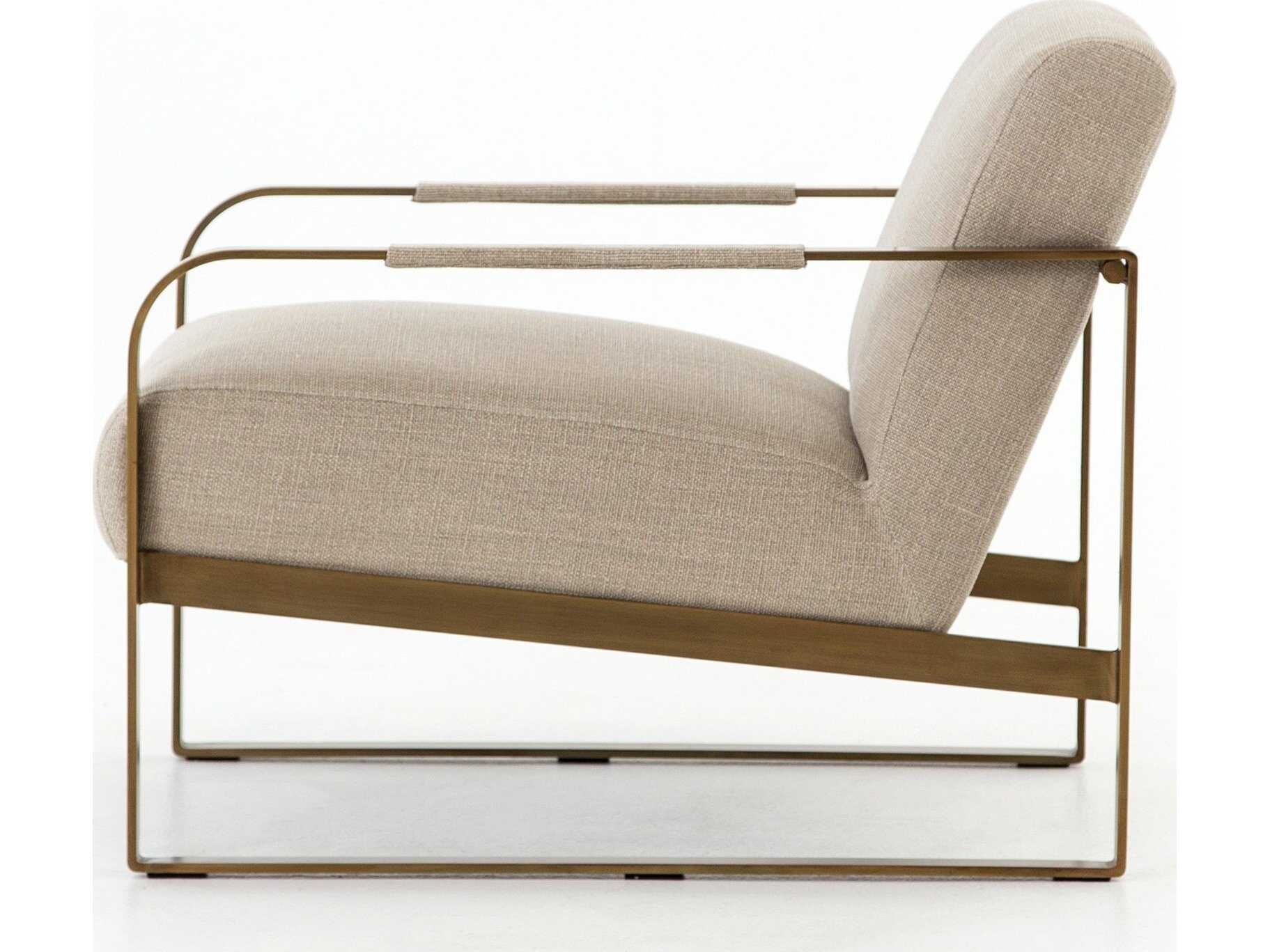 Four Hands Irondale Jules Beige Fabric Accent Chair