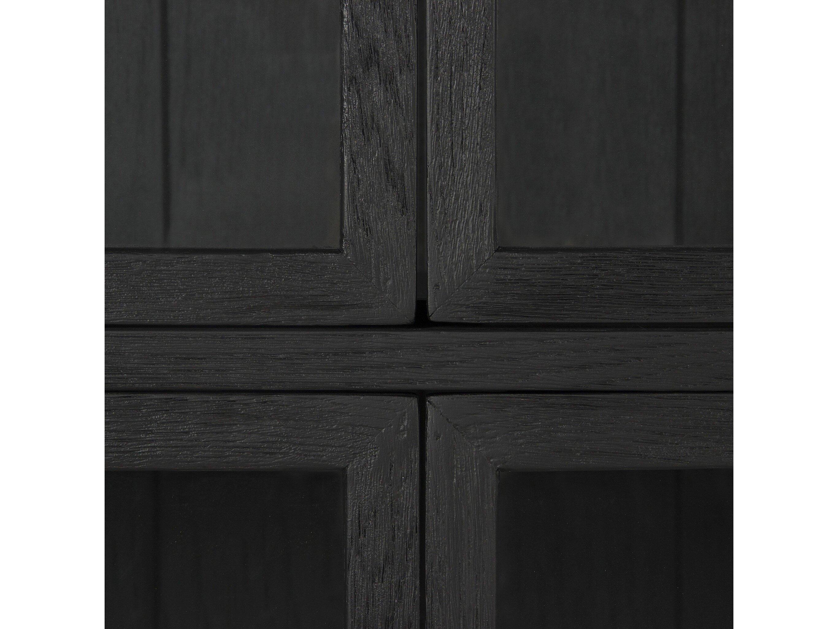 Four Hands Irondale Spencer Oak Wood Curio Display Cabinet