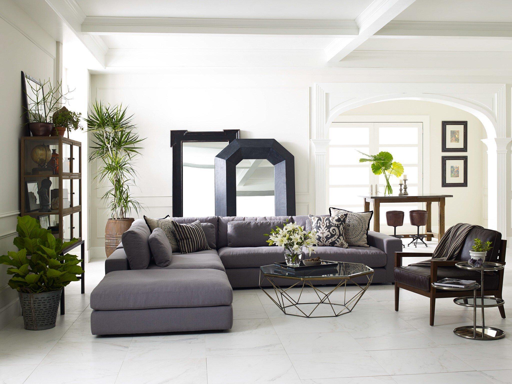 Four Hands Irondale Spencer Oak Wood Curio Display Cabinet