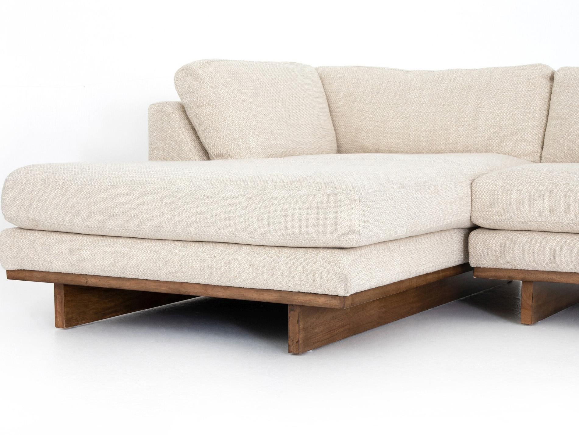 Four Hands Kensington Everly 2 - Piece Cream Upholstered Sectional Sofa with LAF Chaise