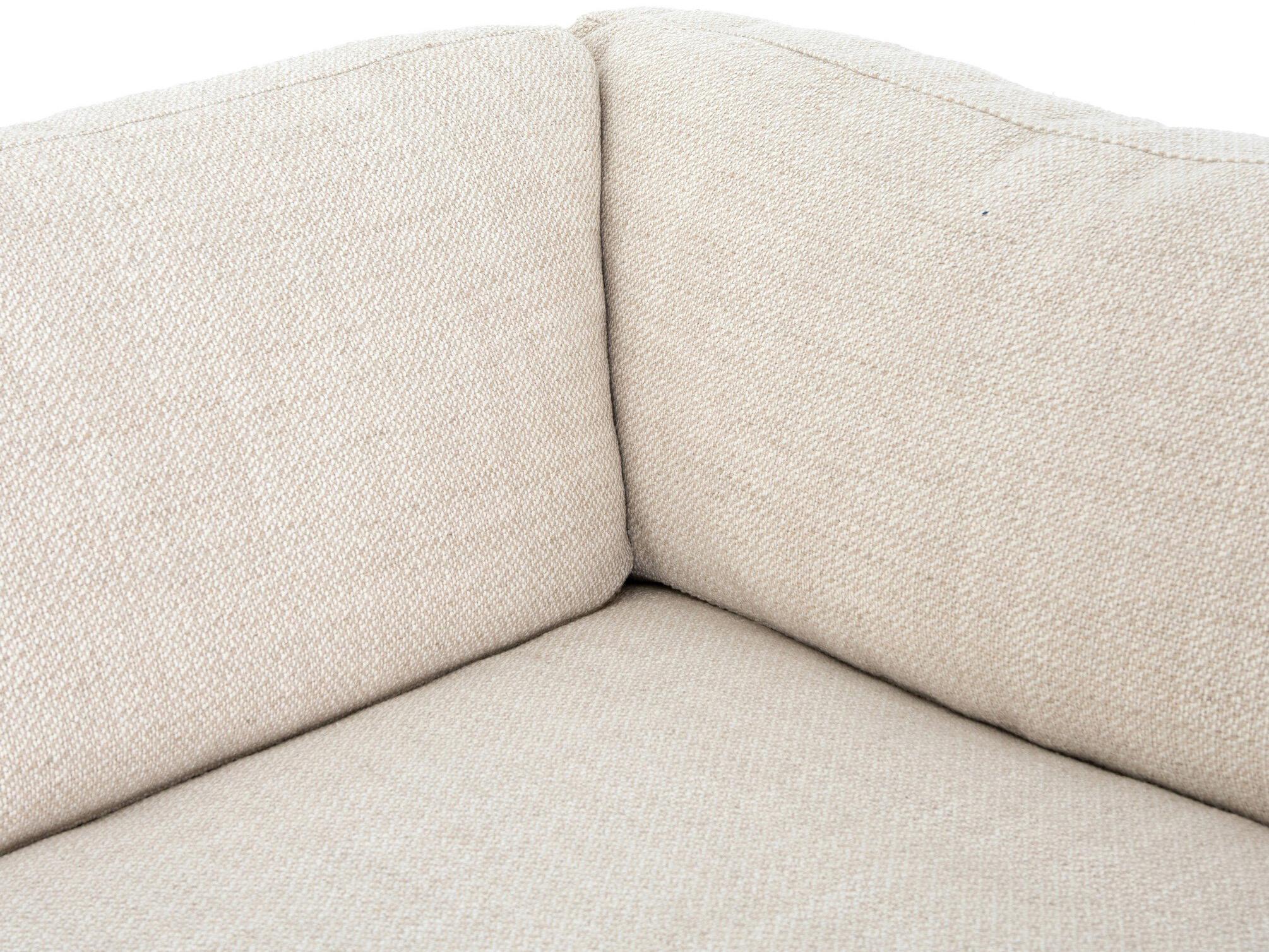 Four Hands Kensington Everly 2 - Piece Sectional Irving Taupe Antique Cocoa Cream Upholstered Sofa with LAF Chaise