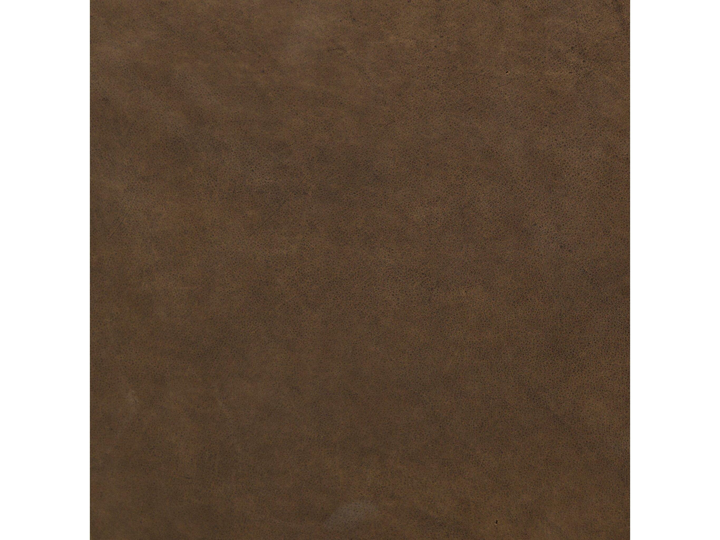 Four Hands Kensington Maxx Swivel Brown Leather Accent Chair