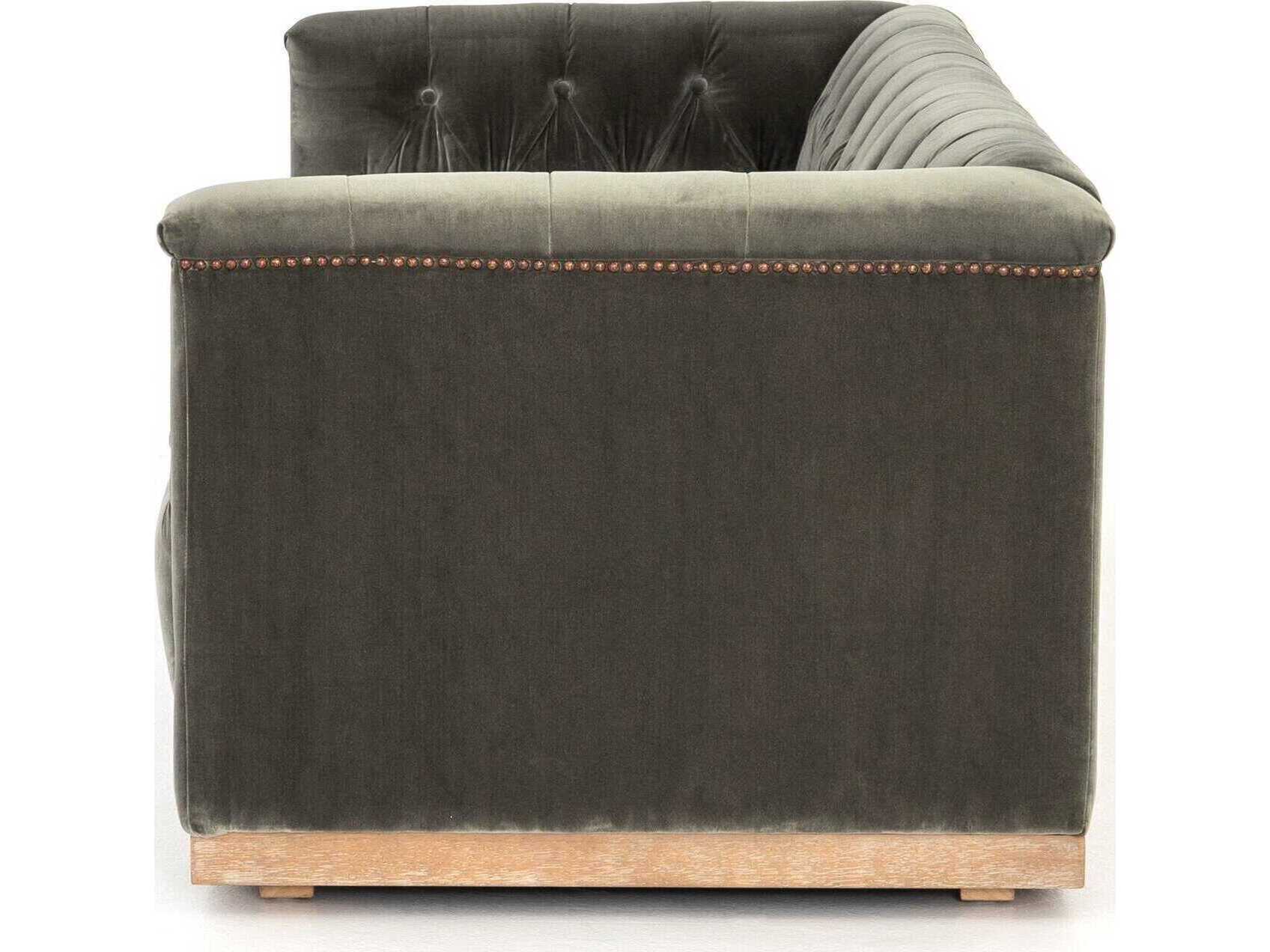 Four Hands Kensington Maxx Sapphire Birch 95" Sofa