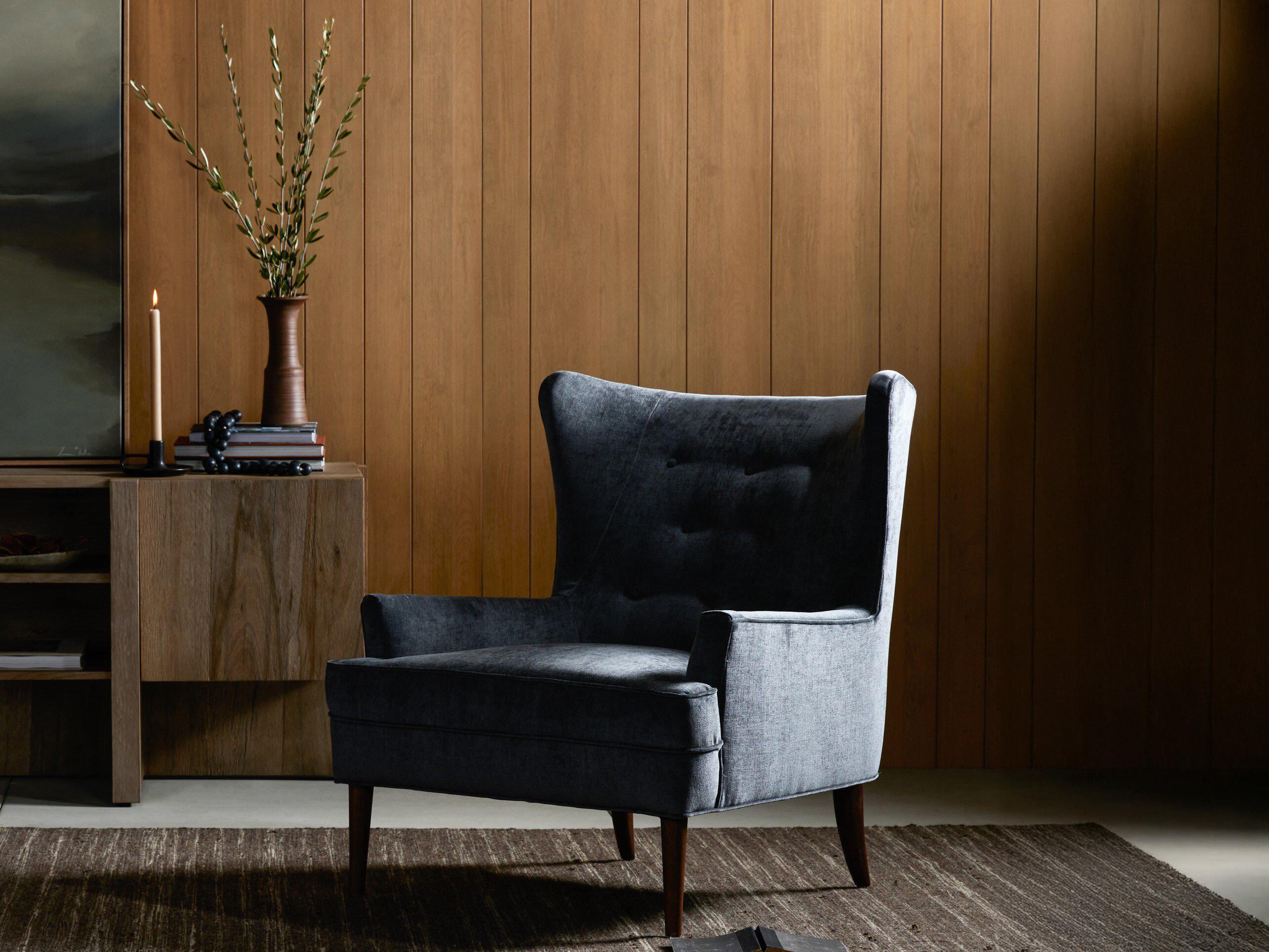 Four Hands Kensington Clermont Gray Accent Chair