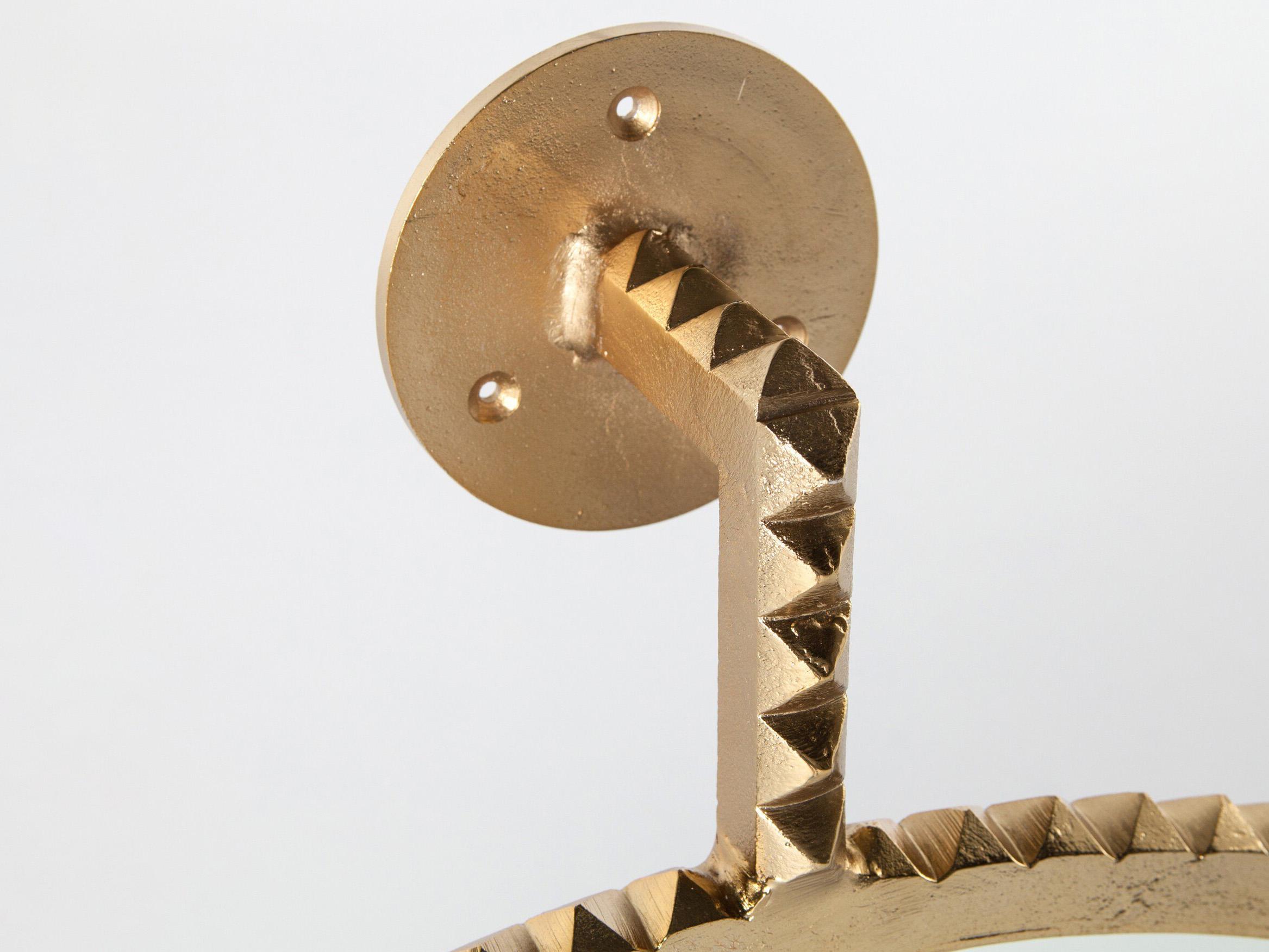 Four Hands Camden Cru Round Wall Mirror