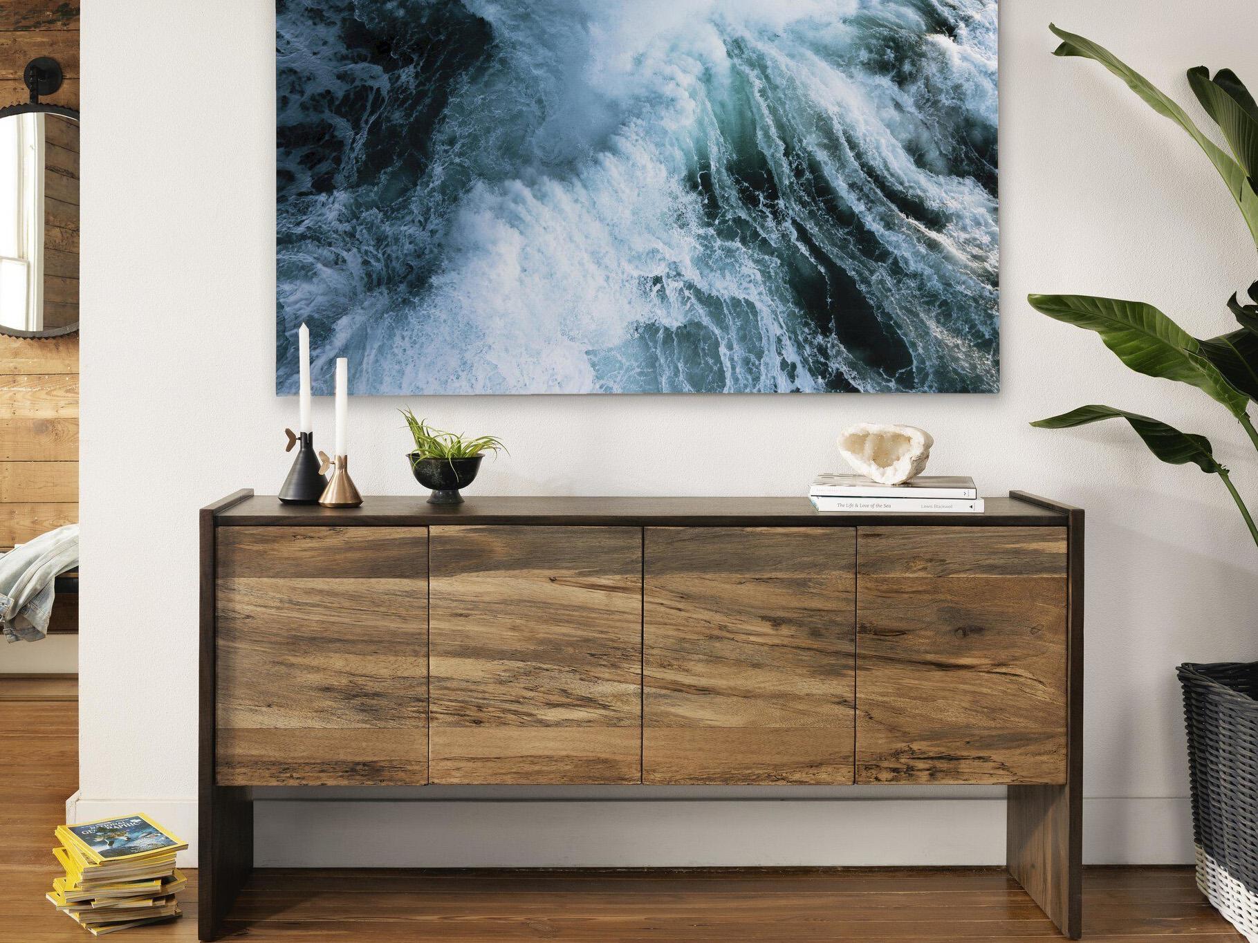 Four Hands Camden Cru Round Wall Mirror