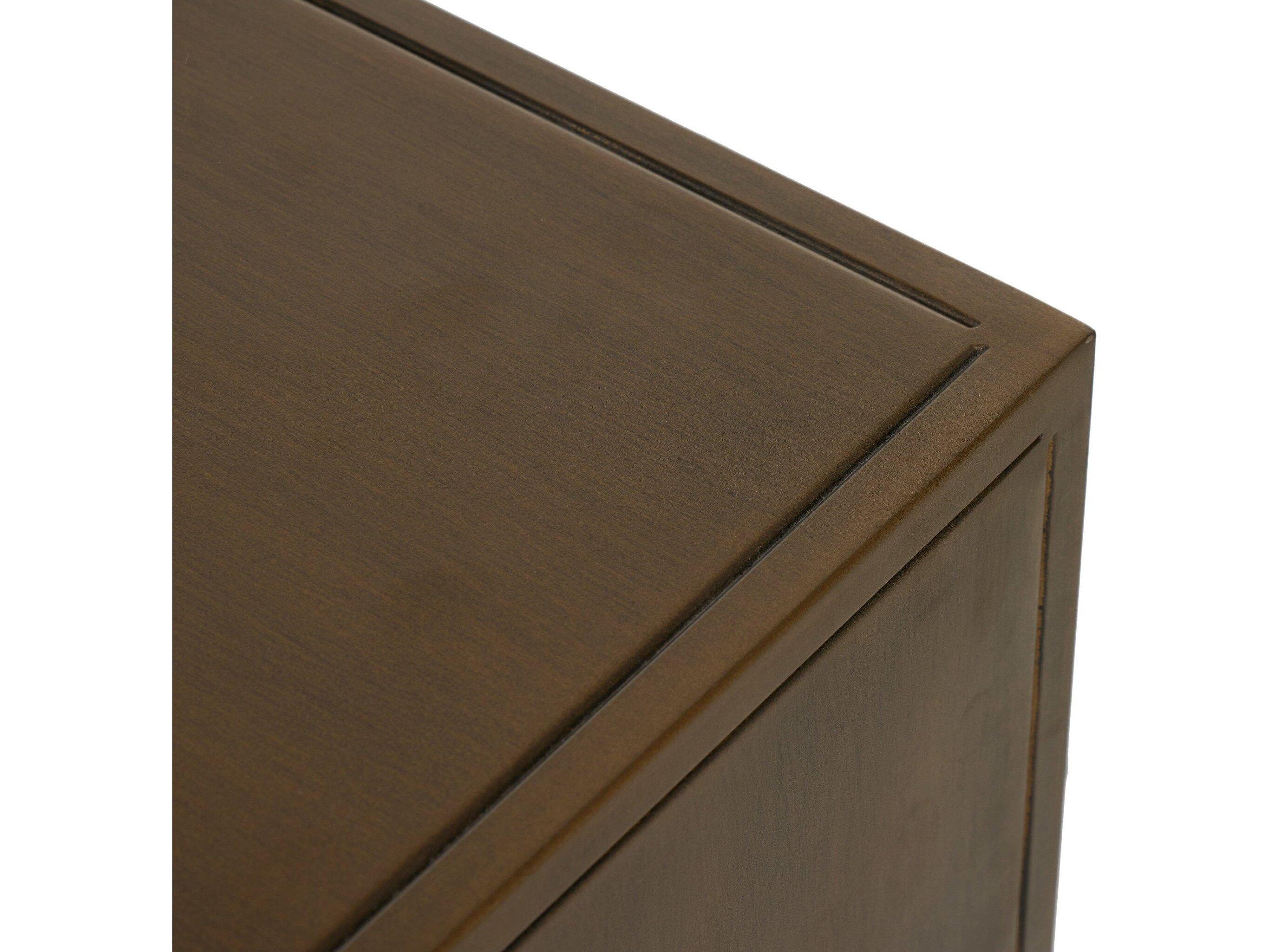 Four Hands Element Sunburst Brass Nightstand