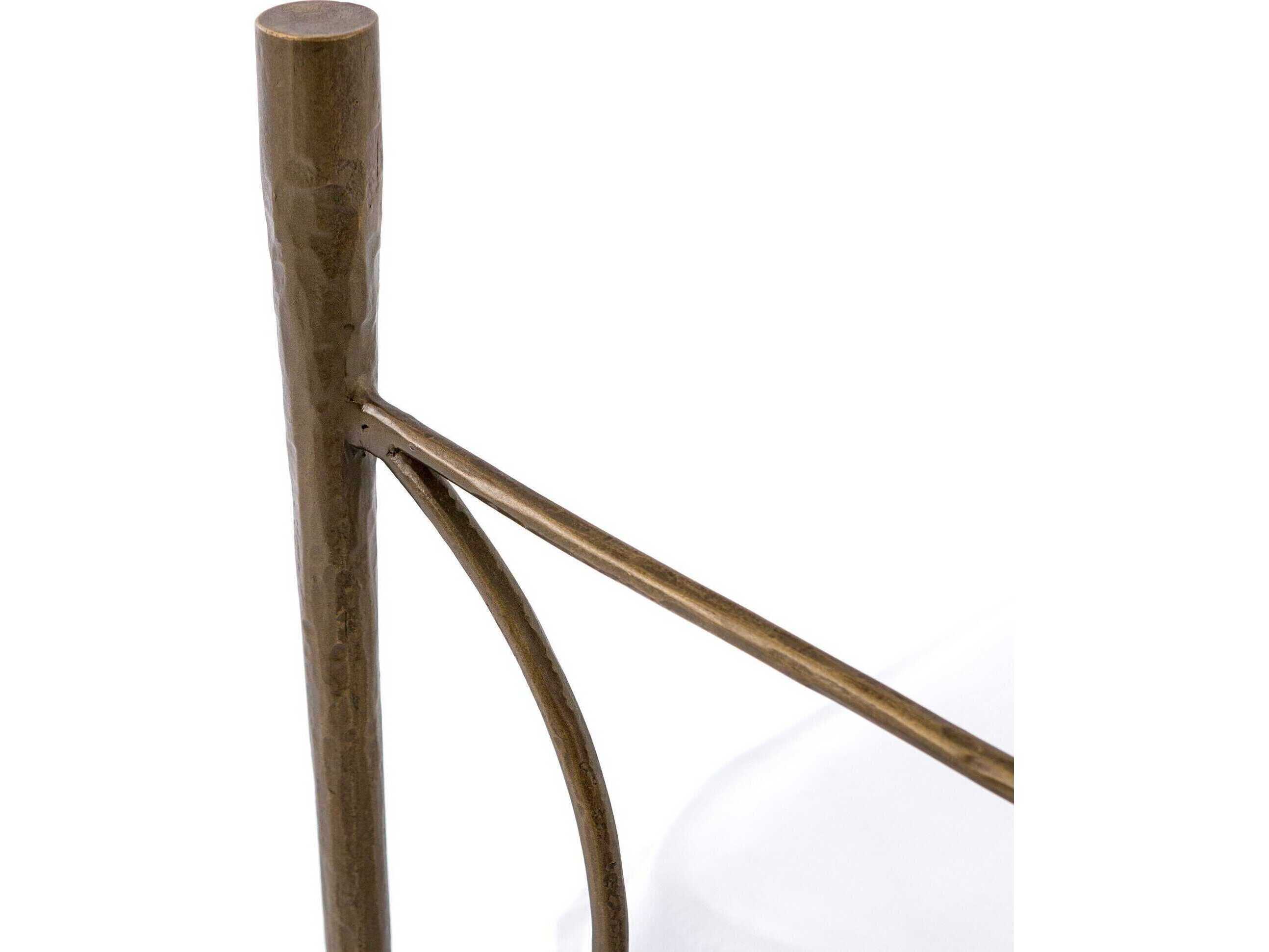 Four Hands Element Westwood Antique Brass King Platform Bed