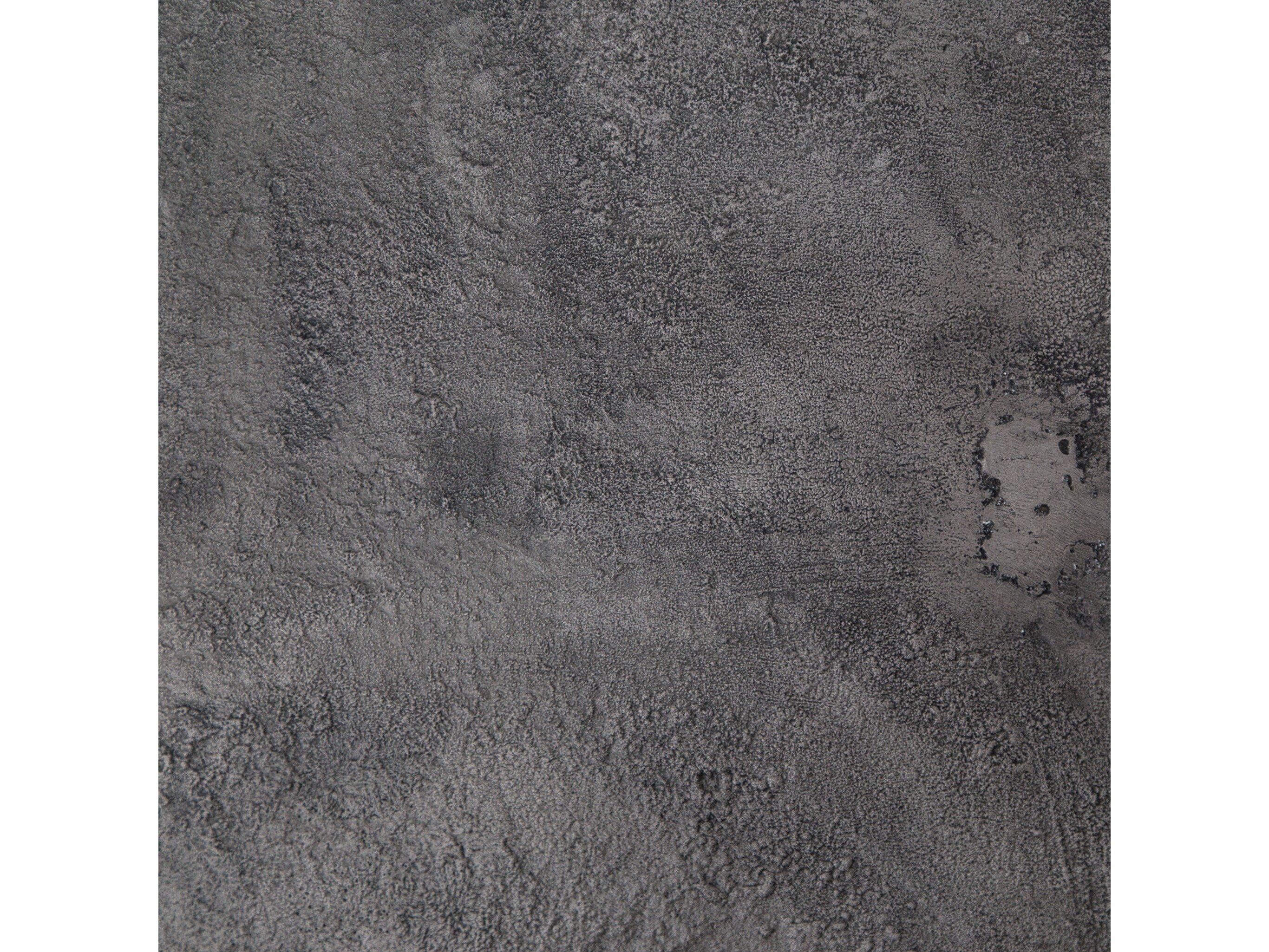 Four Hands Harmon Boomer Round Tanner Brown Light Gunmetal Dining Table