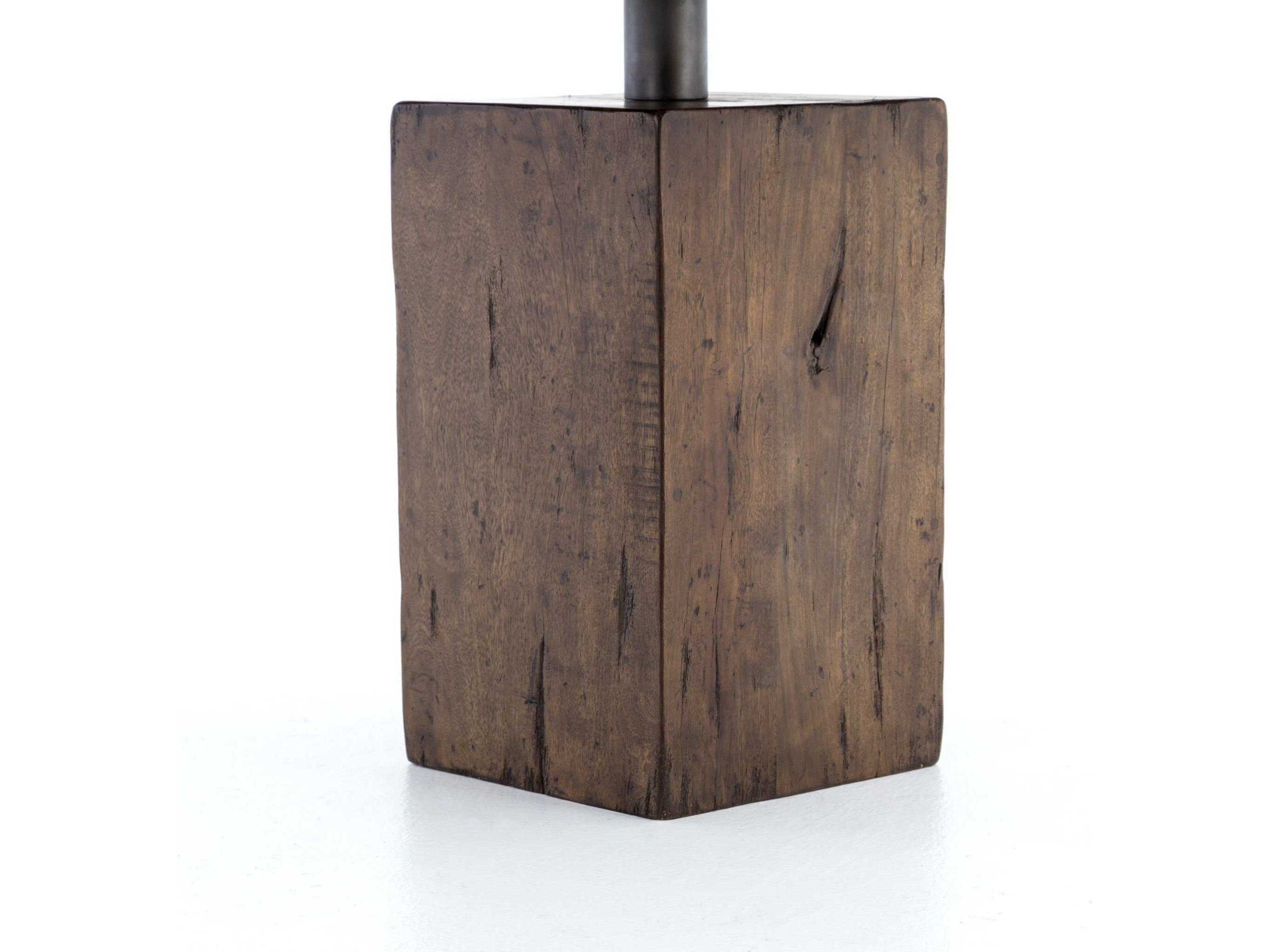 Four Hands Harmon Boomer Round Tanner Brown Light Gunmetal Dining Table