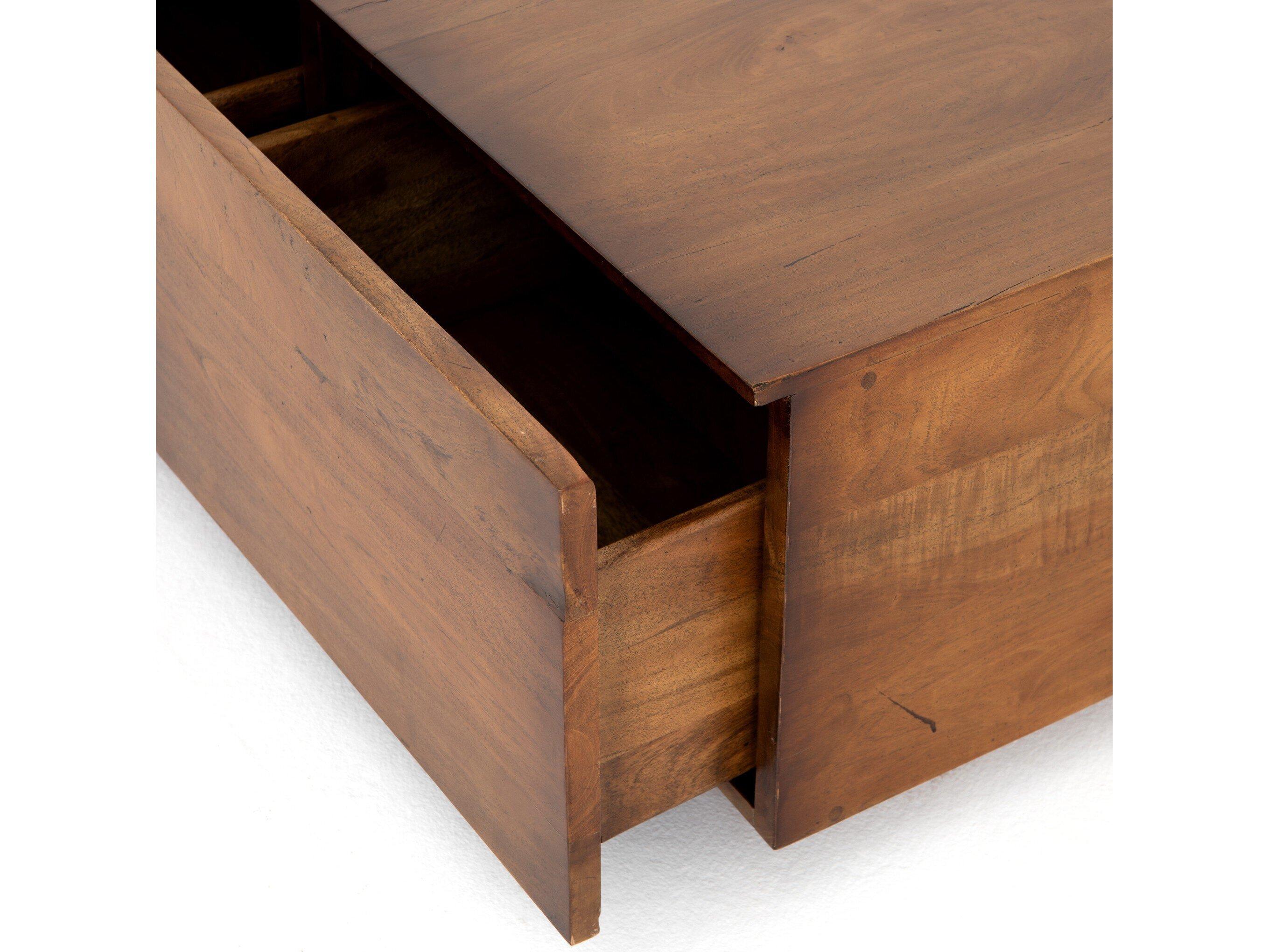 Four Hands Harmon DUNCAN STORAGE COFFEE TABLE-RECLAIMED FR