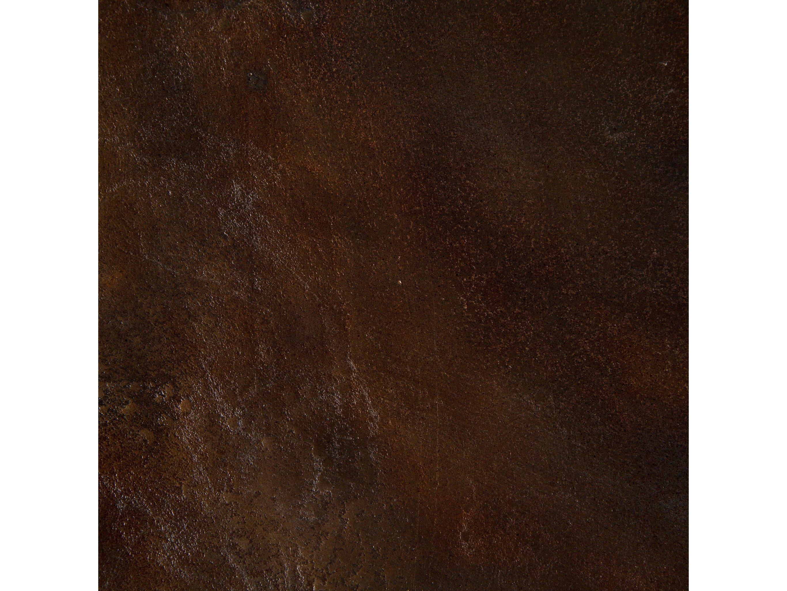 Four Hands Marlow Cruz Round Metal Antique Rust Coffee Table