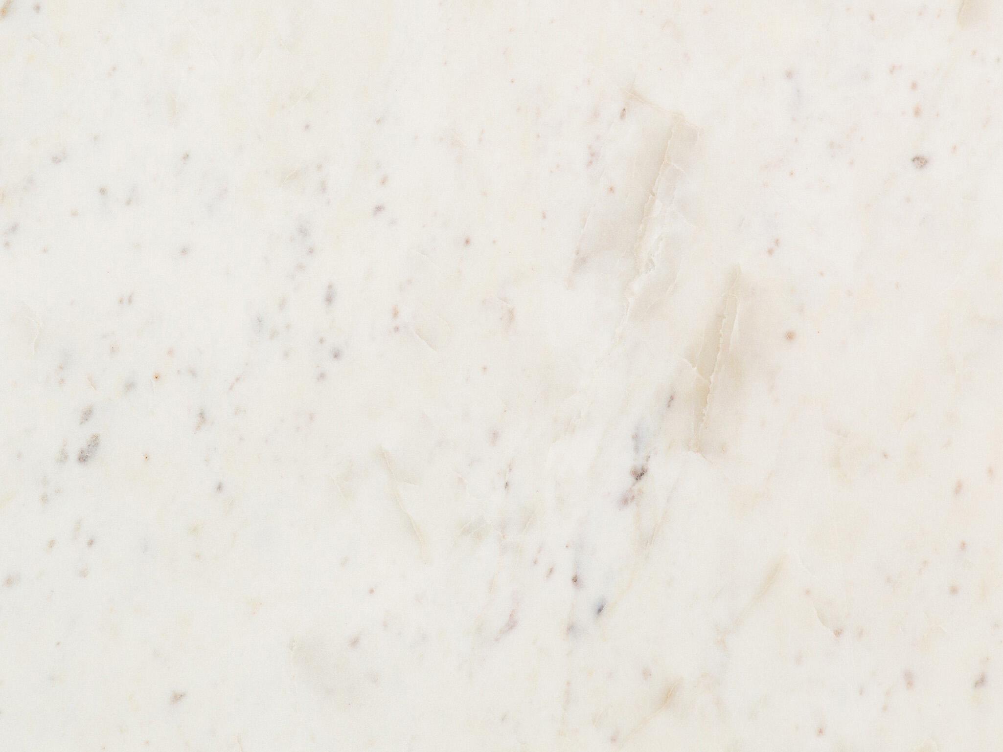 Four Hands Marlow Olivia Square Antique Brass Polished White Marble Coffee Table