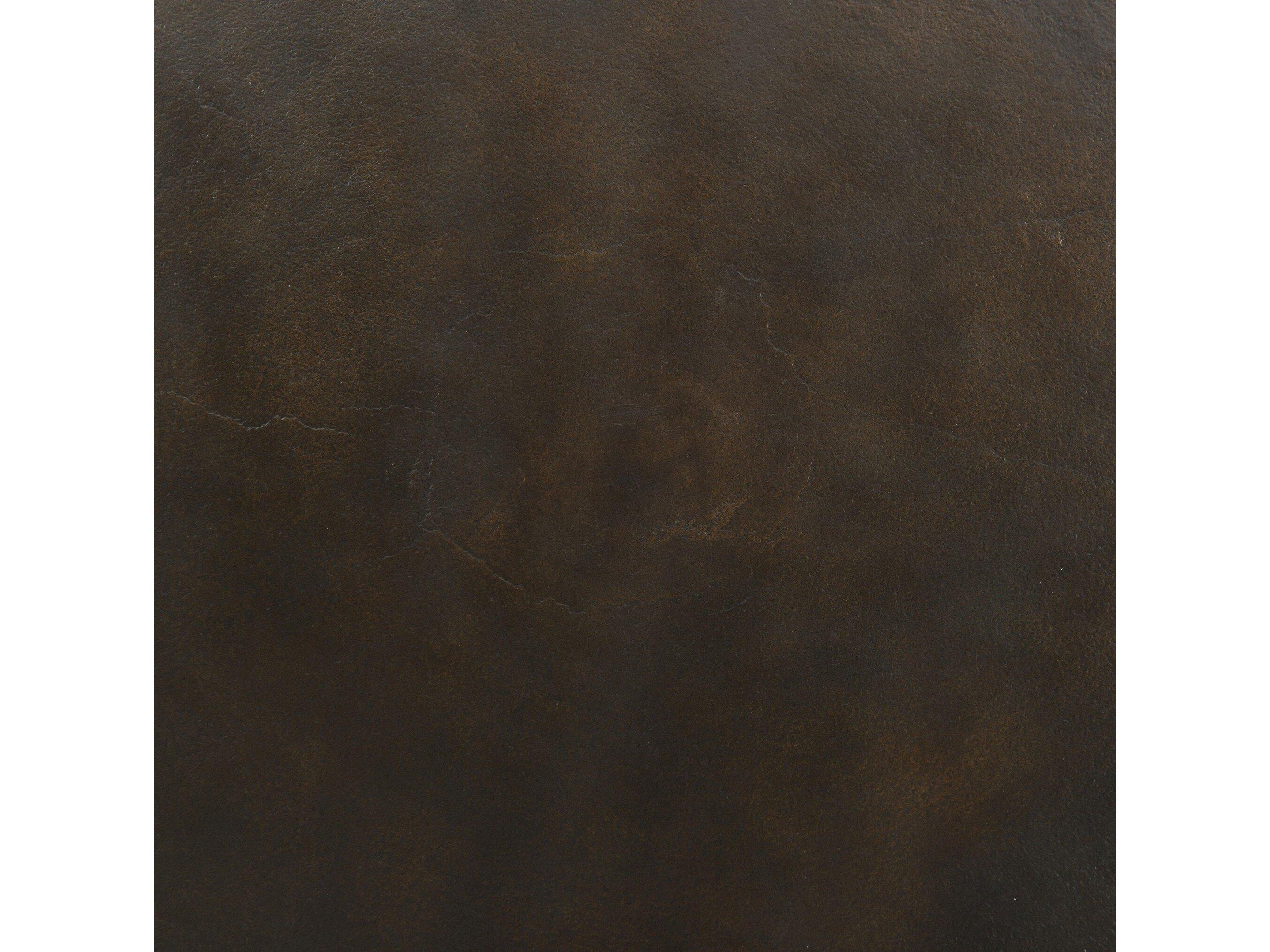 Four Hands Marlow Douglas Round Metal Antique Rust End Table