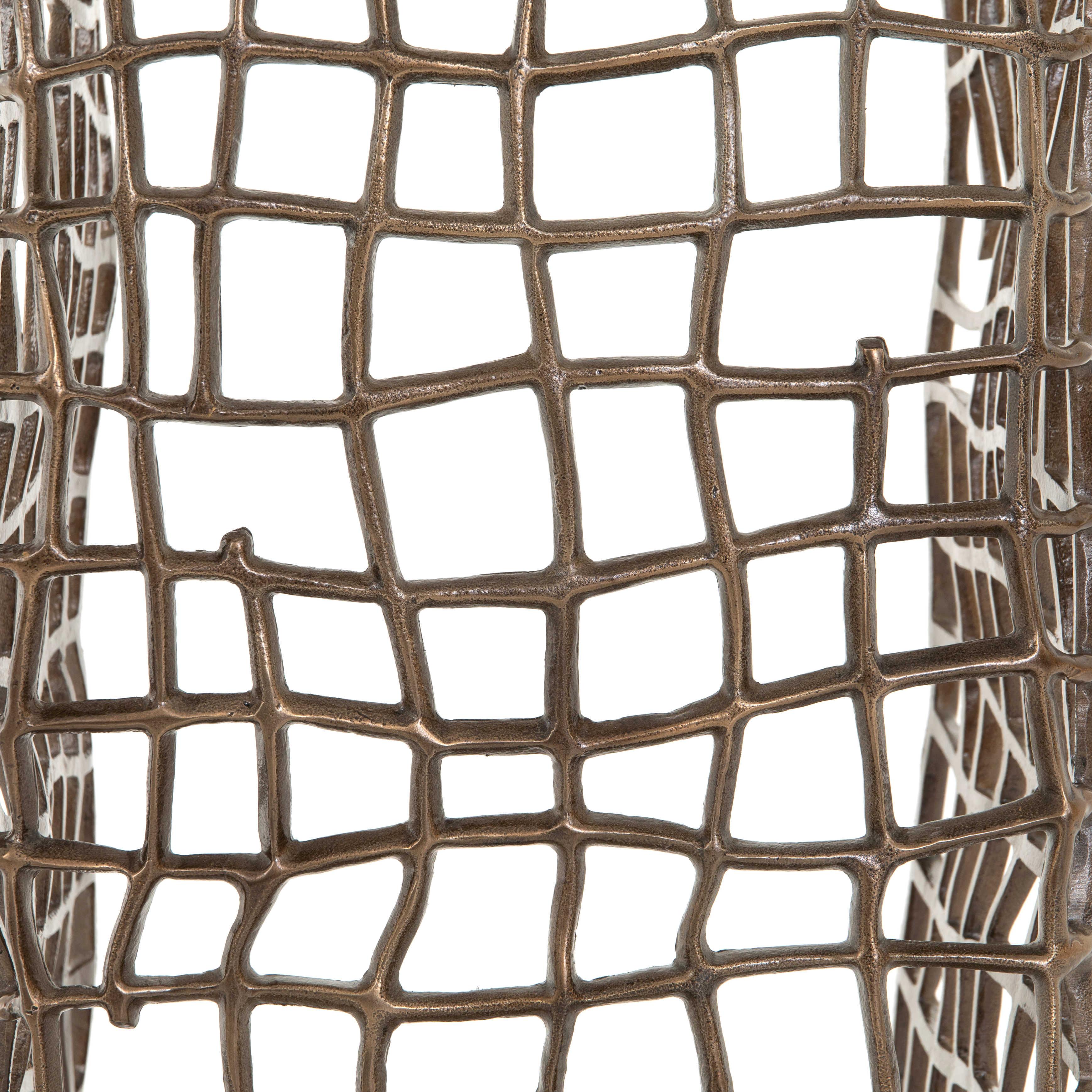 Four Hands Marlow Aged Bronze Accent Bench