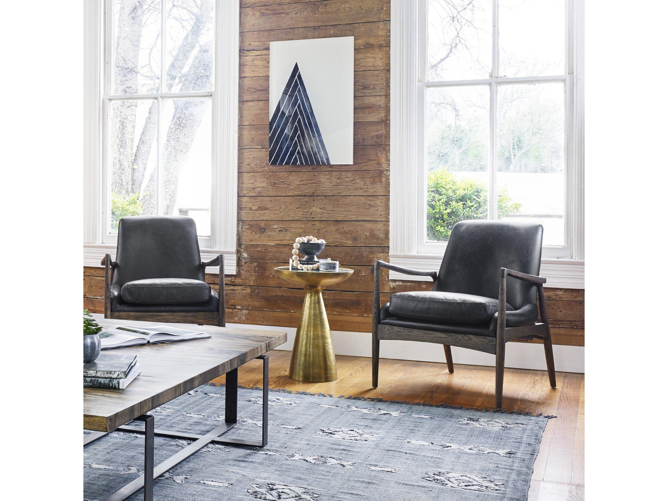 Four Hands Marlow Round Glass End Table