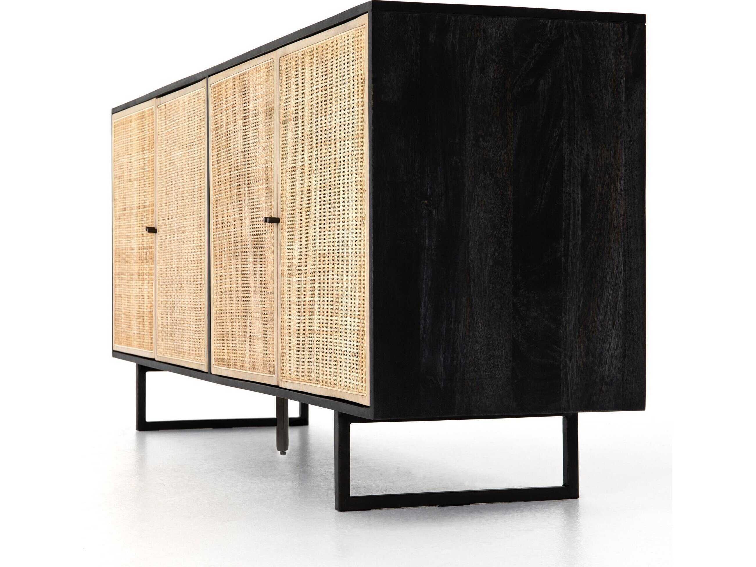 Four Hands Prescott Carmel Black Wash Sideboard