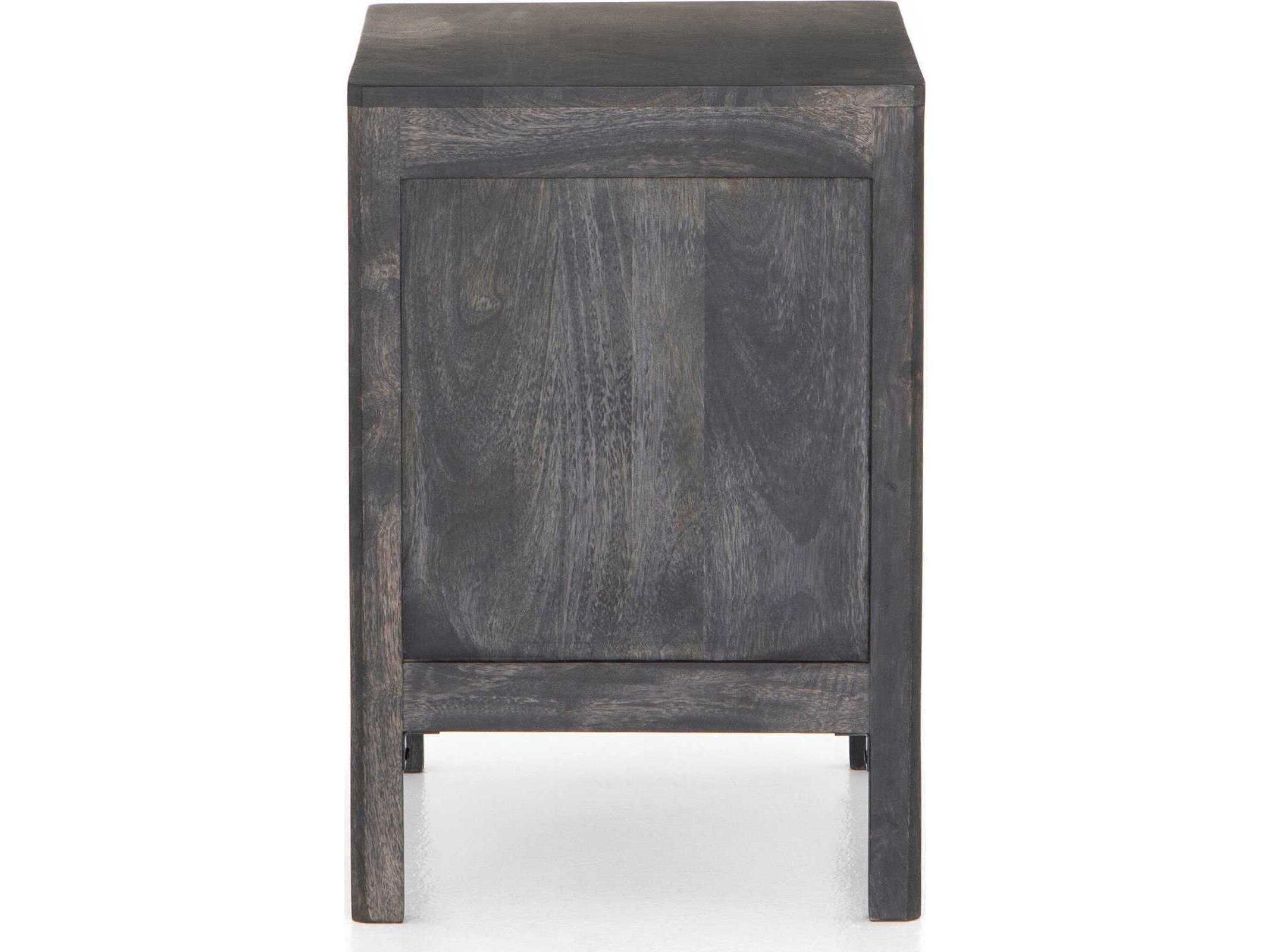 Four Hands Prescott Sydney Black Wash Mango Wood Nightstand