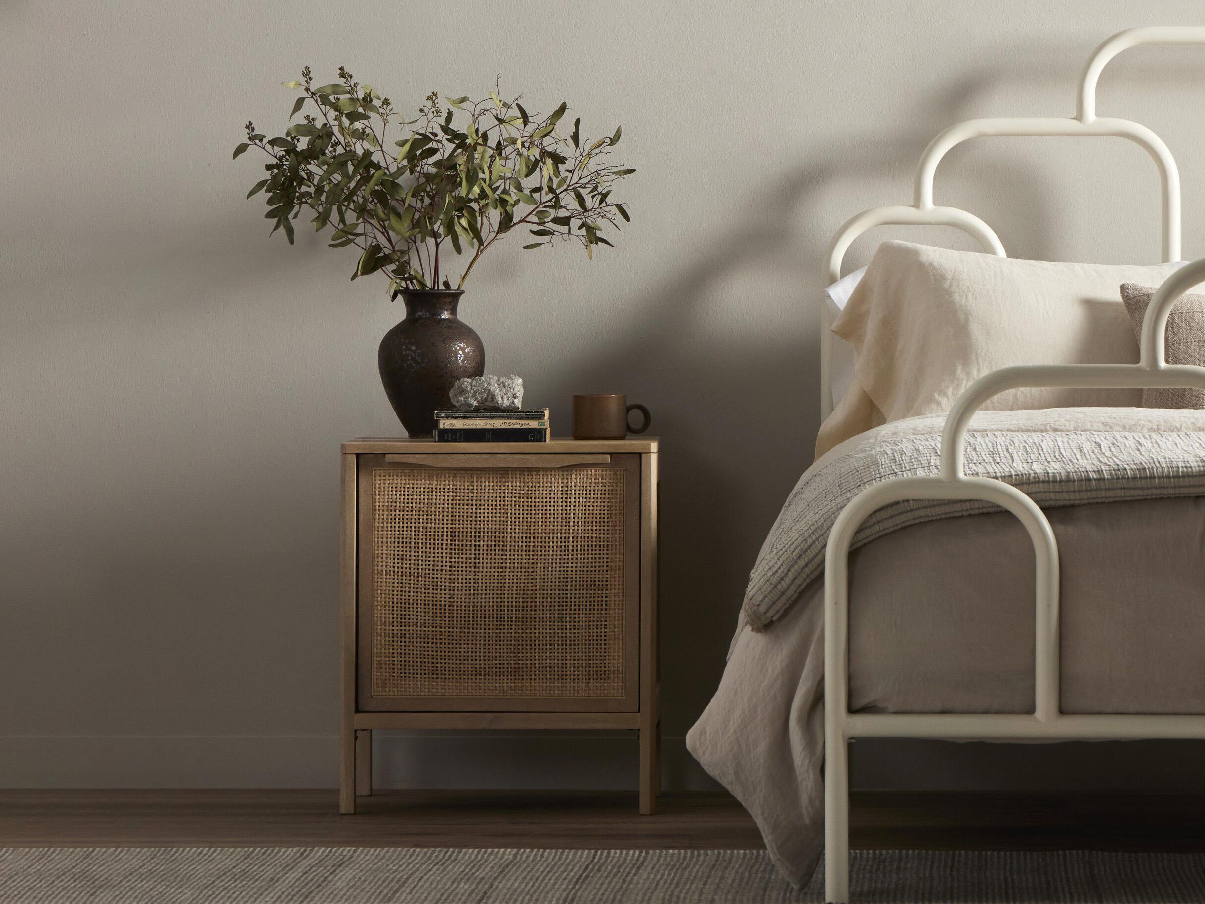 Four Hands Prescott Sydney Left Mango Wood Nightstand