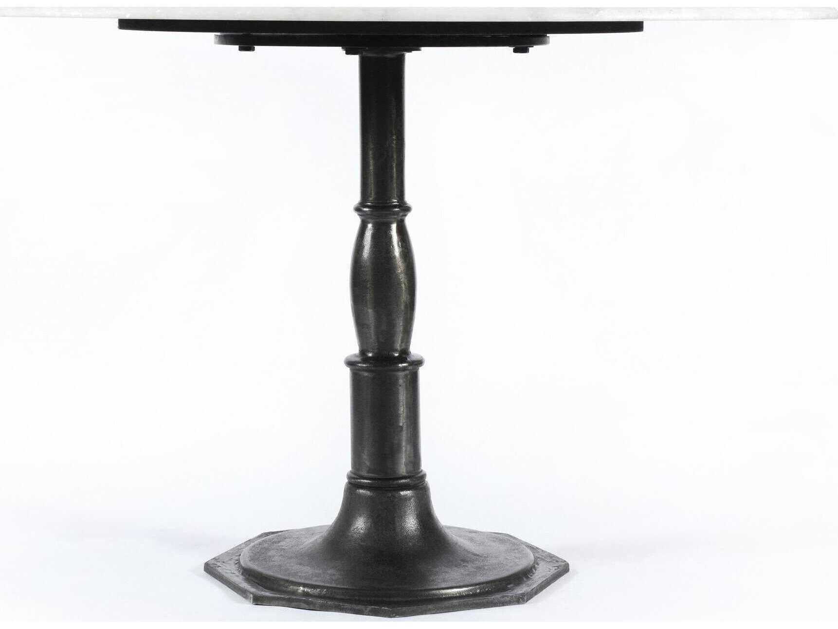 Four Hands Rockwell Lucy Round Marble Dining Table