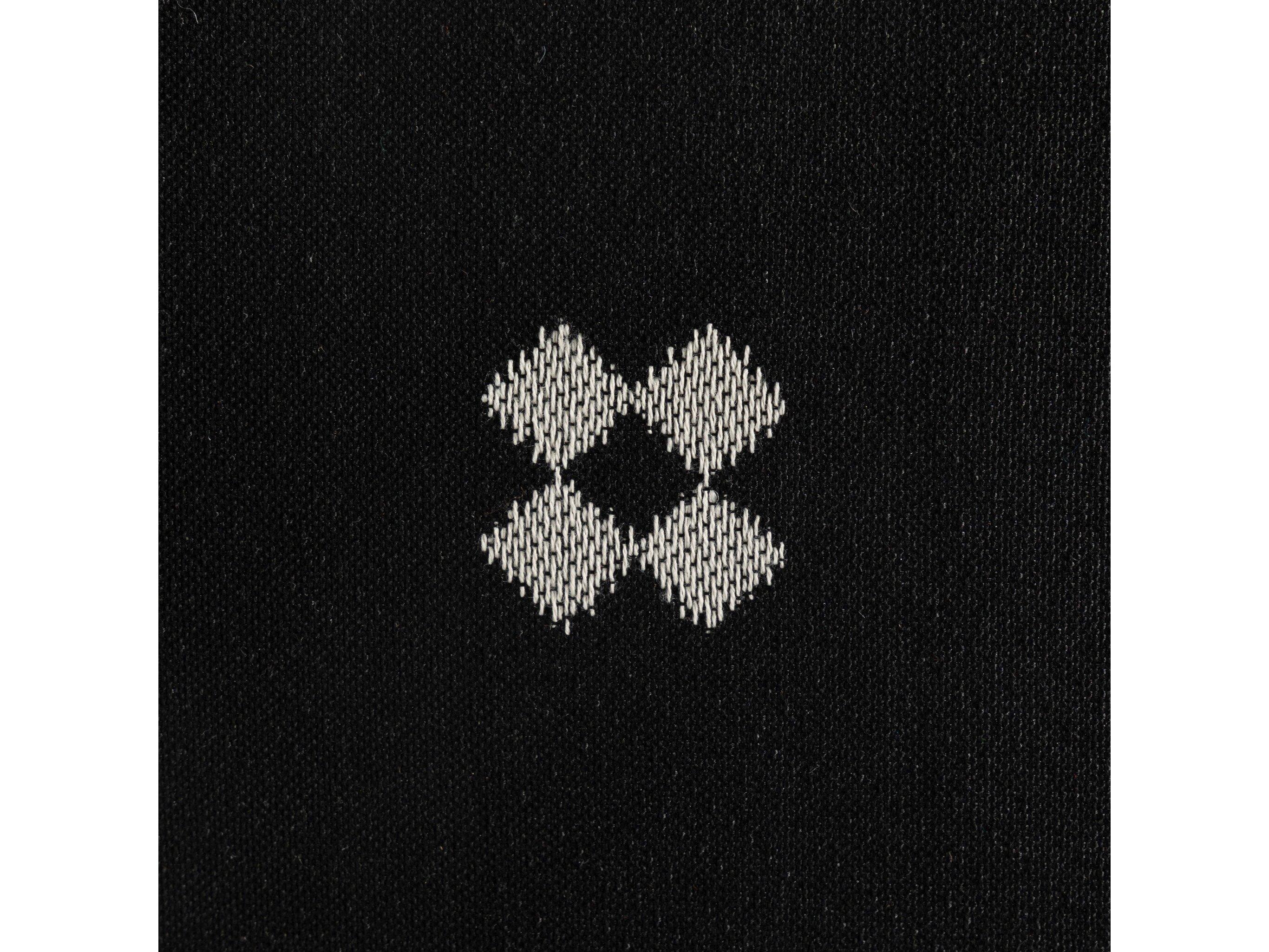 Four Hands Grass Roots Mahogany Wood Gray Upholstered Side Dining Chair